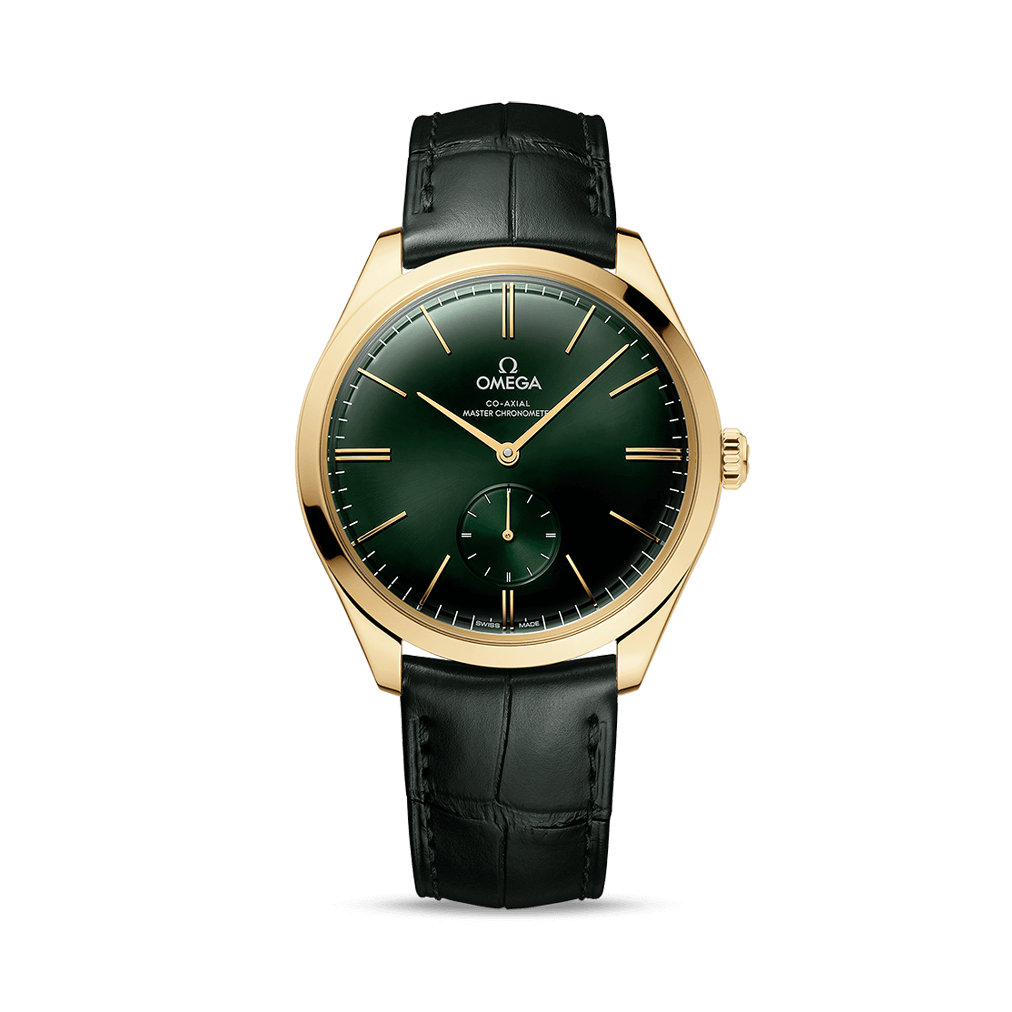 OMEGA De Ville Trésor Small Seconds 40mm, Green Dial, Baton Numerals_1