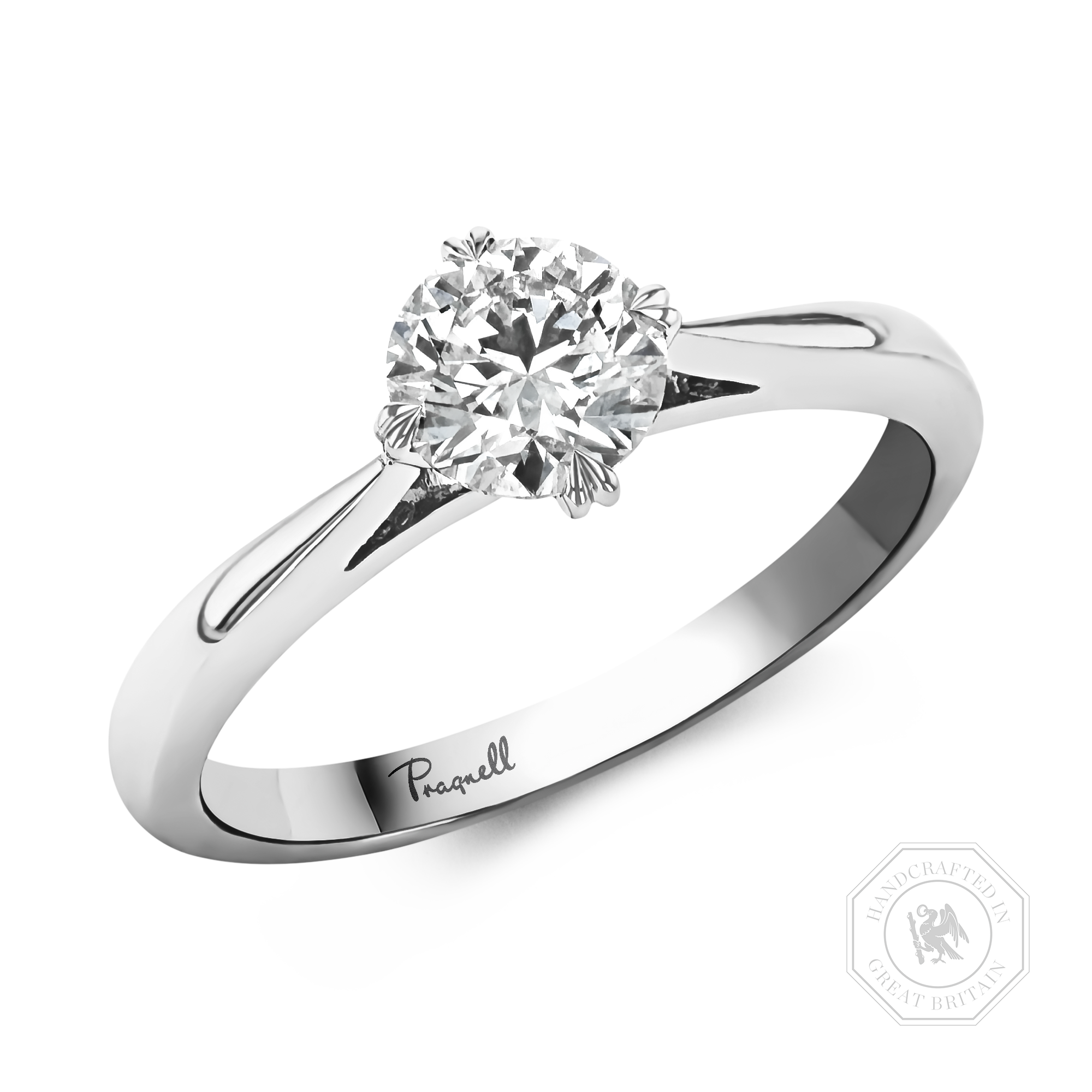 Windsor 0.70ct Brilliant Cut Diamond Ring Brilliant cut, Claw set_1
