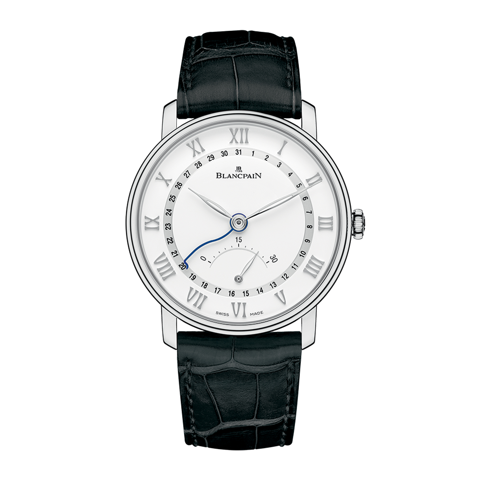 Blancpain Villeret 40mm, White Dial, Roman Numerals_1