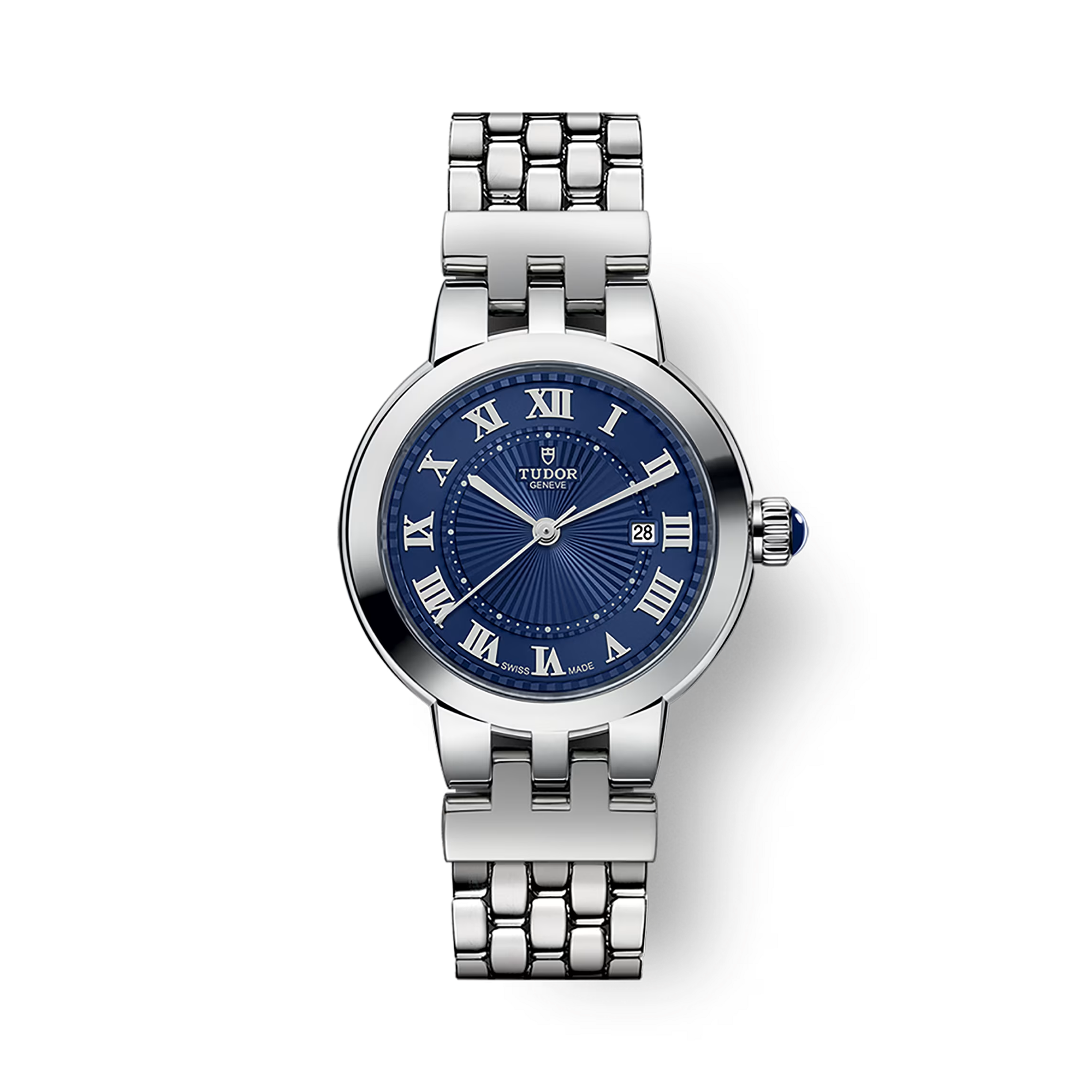 Tudor Clair De Rose 30mm, Blue Dial, Roman Numerals_1