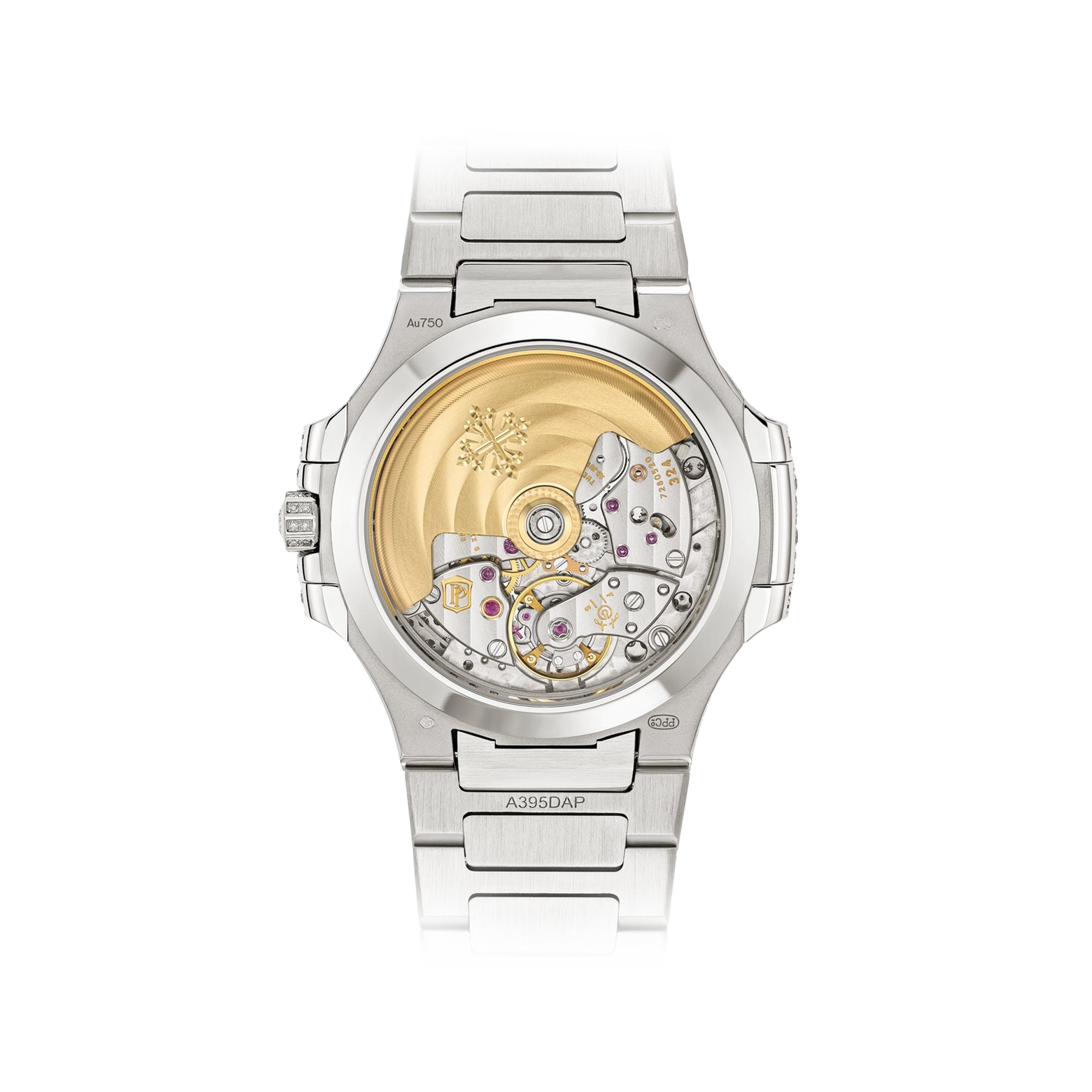 Patek Philippe Nautilus 35.2mm, Diamond Dial, Gem Numerals_2