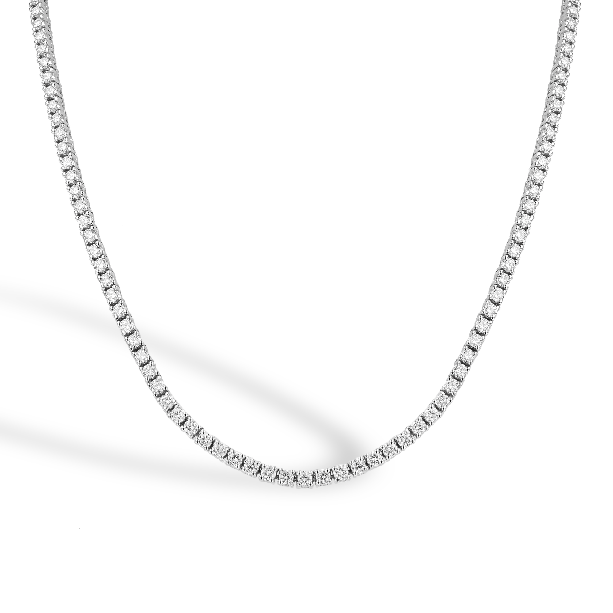 Brilliant Diamond Line Necklace Brilliant cut, Claw set_2