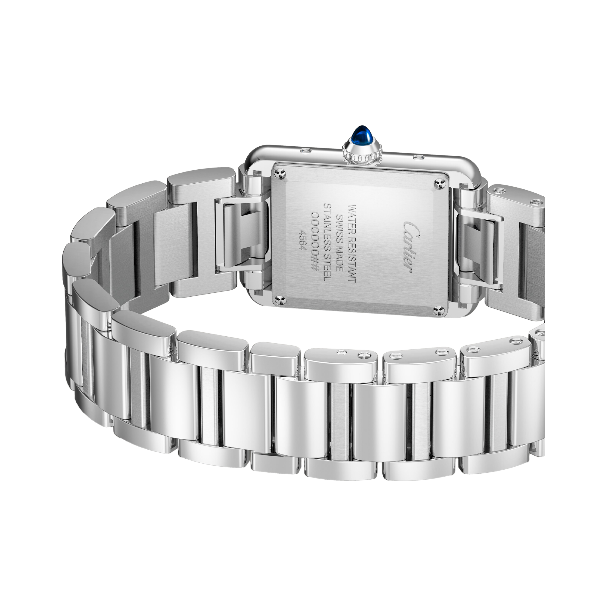 Cartier Tank Must SolarBeat 22mm, Silver Dial, Roman Numeral_4