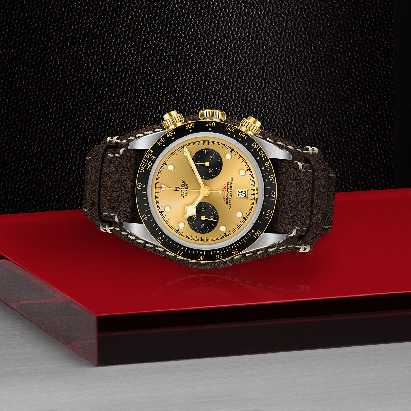 Tudor Black Bay Chrono S&G 41mm, Champagne Dial, Baton Numerals_2