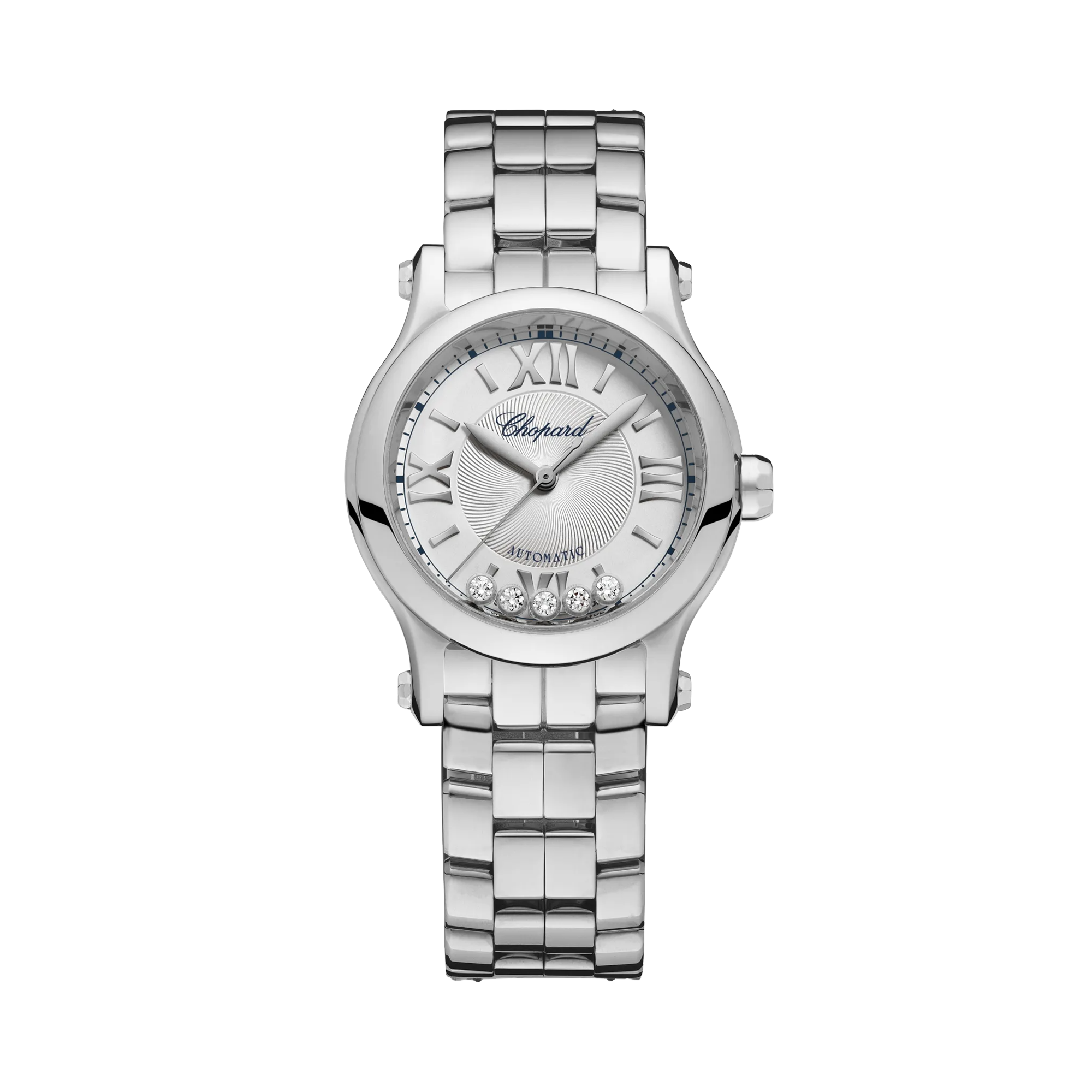 Chopard Happy Sport 30mm, Silver Dial, Roman and Baton Numerals_1