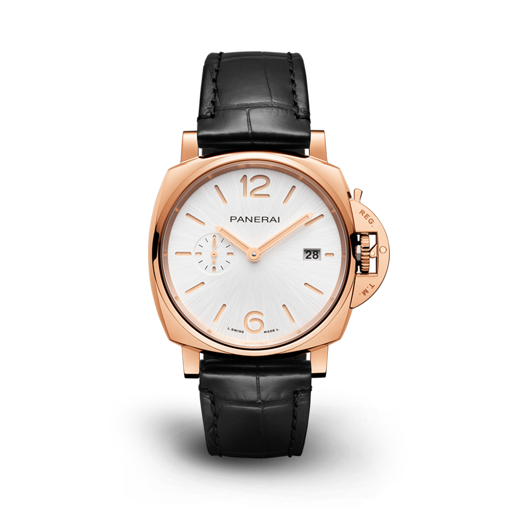 Panerai Luminor Due Goldtech™ 42mm, White Dial, Arabic/Baton Numerals_1