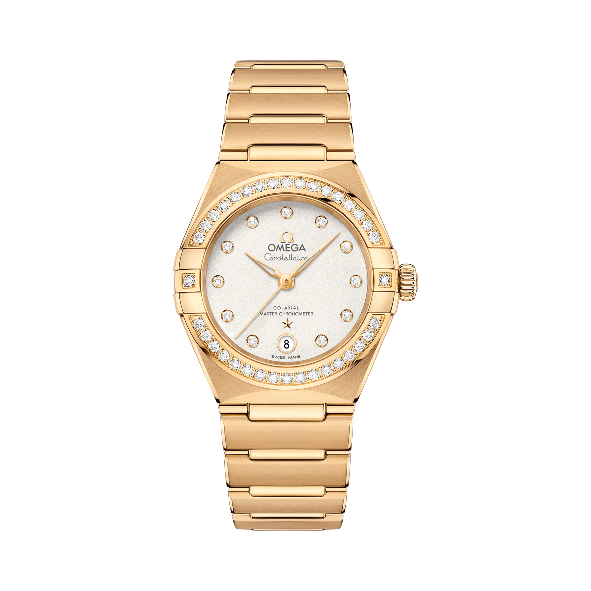 OMEGA Constellation 29mm, Silver dial, Diamond numerals_1