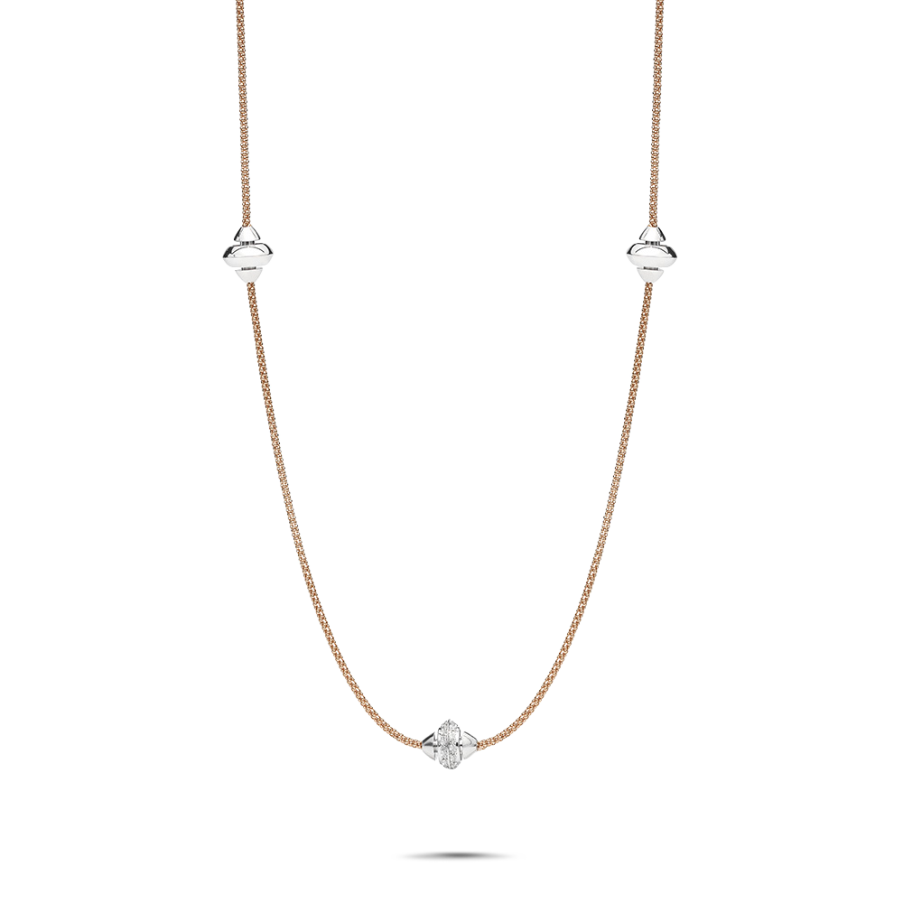 Fope Phylo Diamond Necklace Brilliant Cut, Grain Set_1