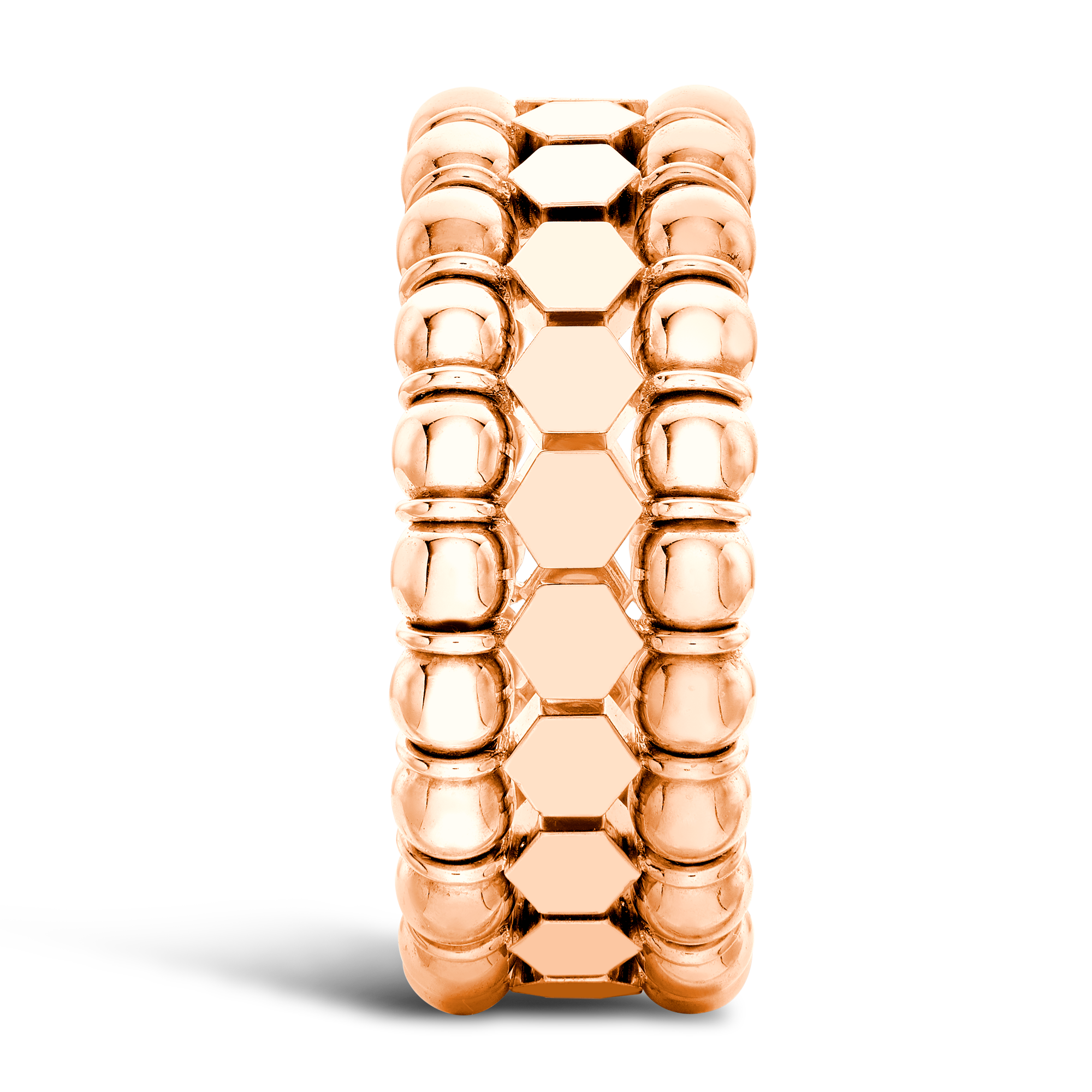 Bohemia Expandable Three Row Ring _4