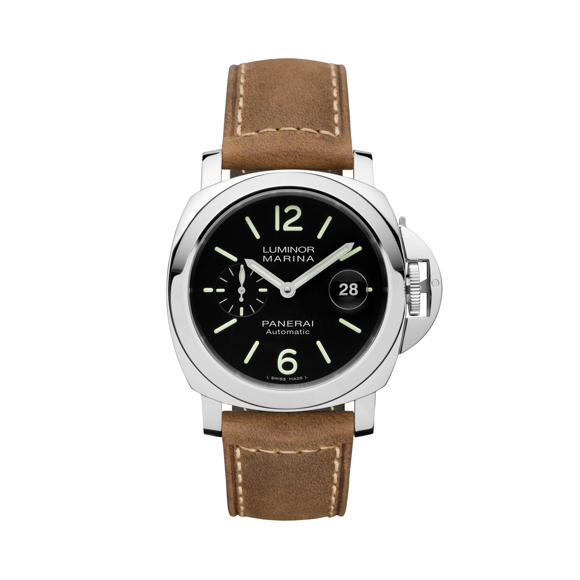 Luminor - 44mm Black Dial, Baton Numerals_1