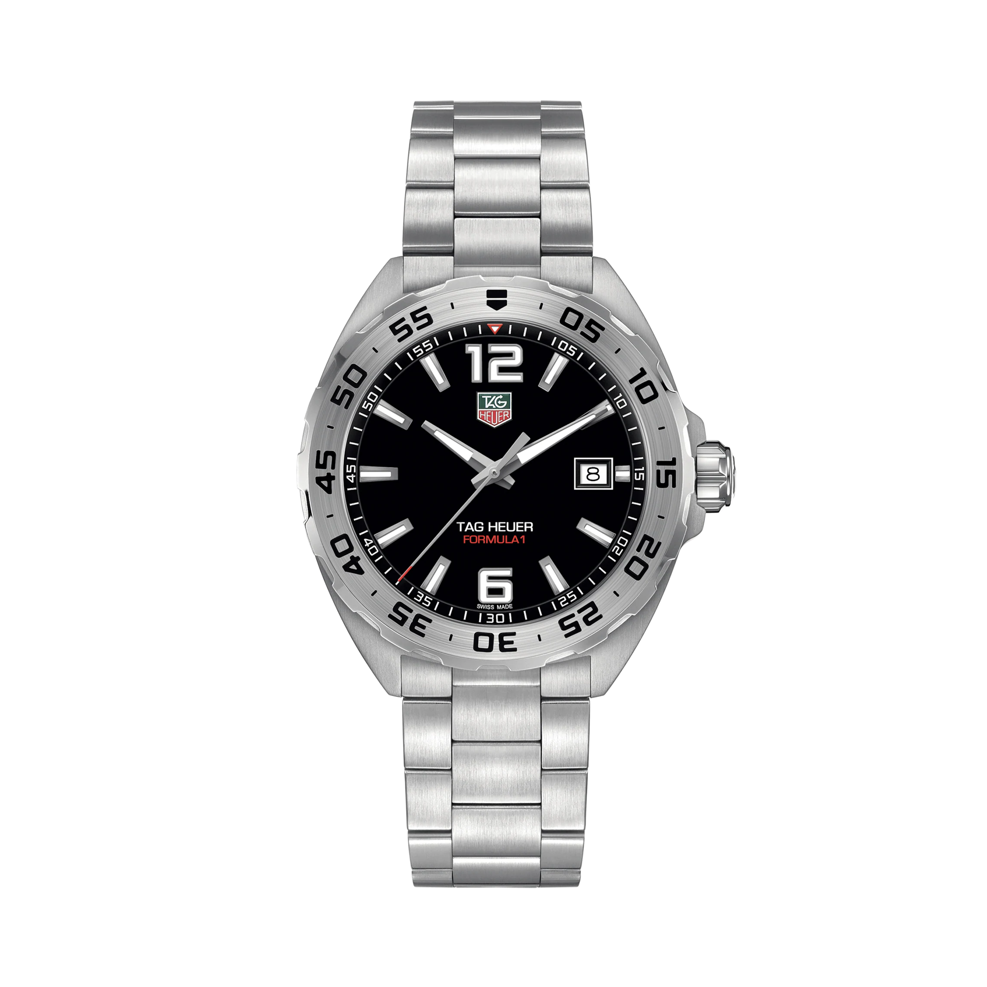 Tag Heuer Formula 1 41mm, Black Dial, Arabic and Baton Numerals_1