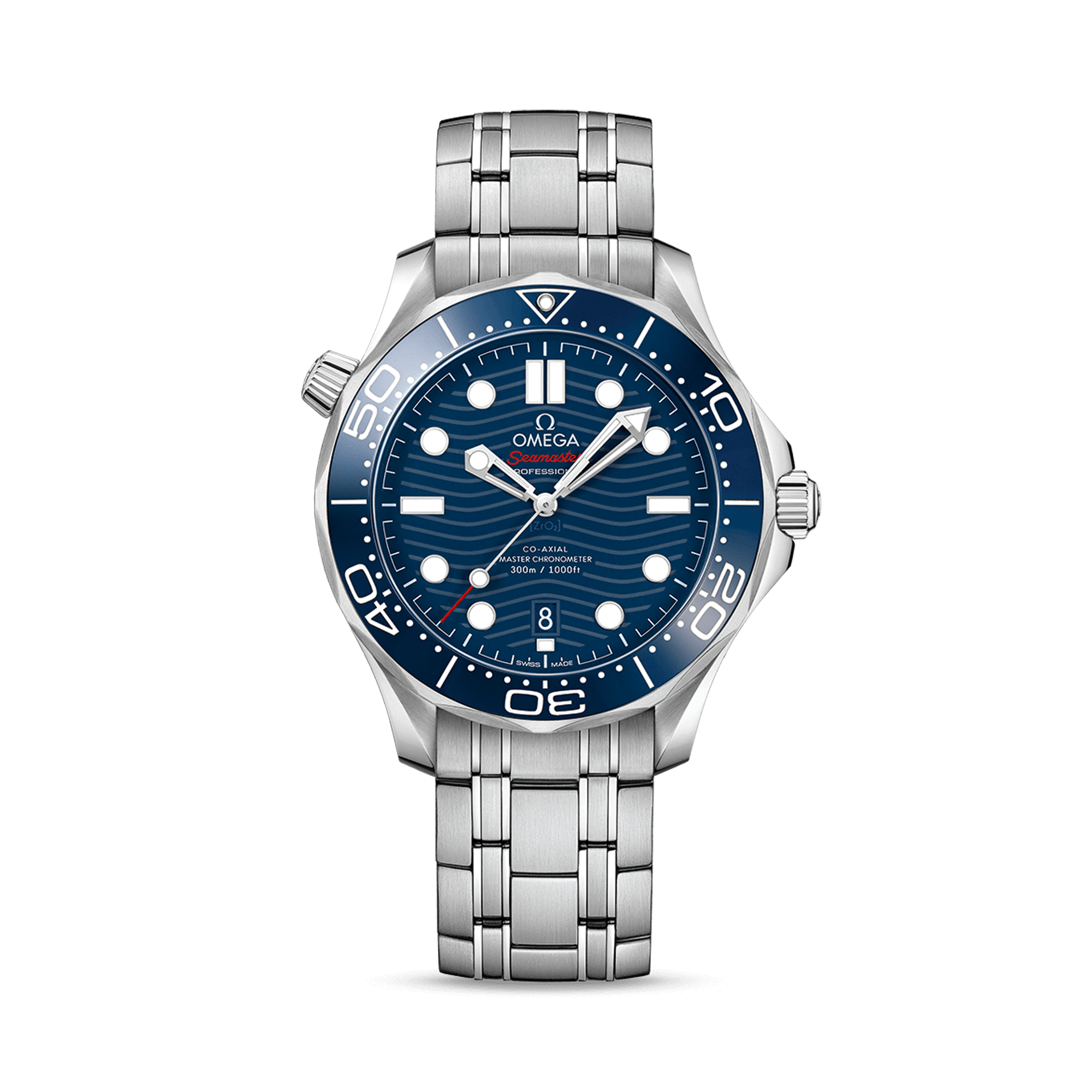 Seamaster Diver 300m 42mm, Blue Dial, Baton Numerals_1