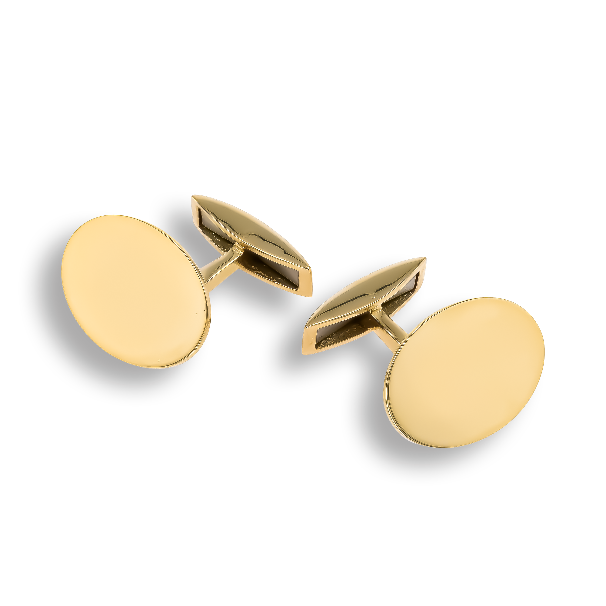 Oval Spring Bar Cufflinks _1