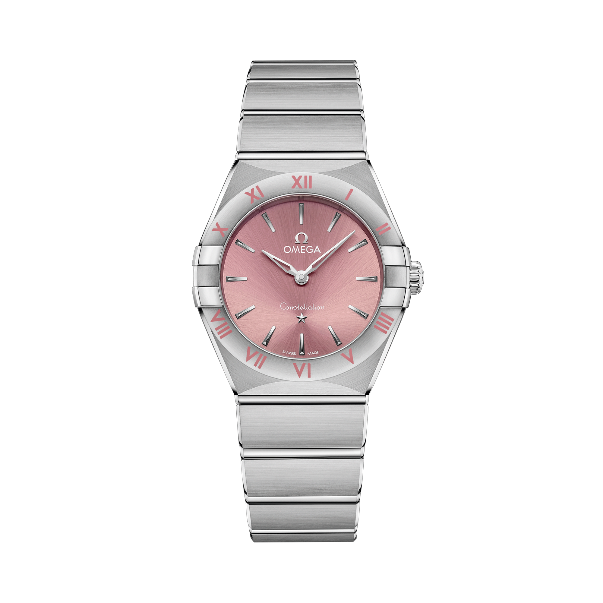 OMEGA Constellation 28mm, Pink Dial, Roman Numeral_1