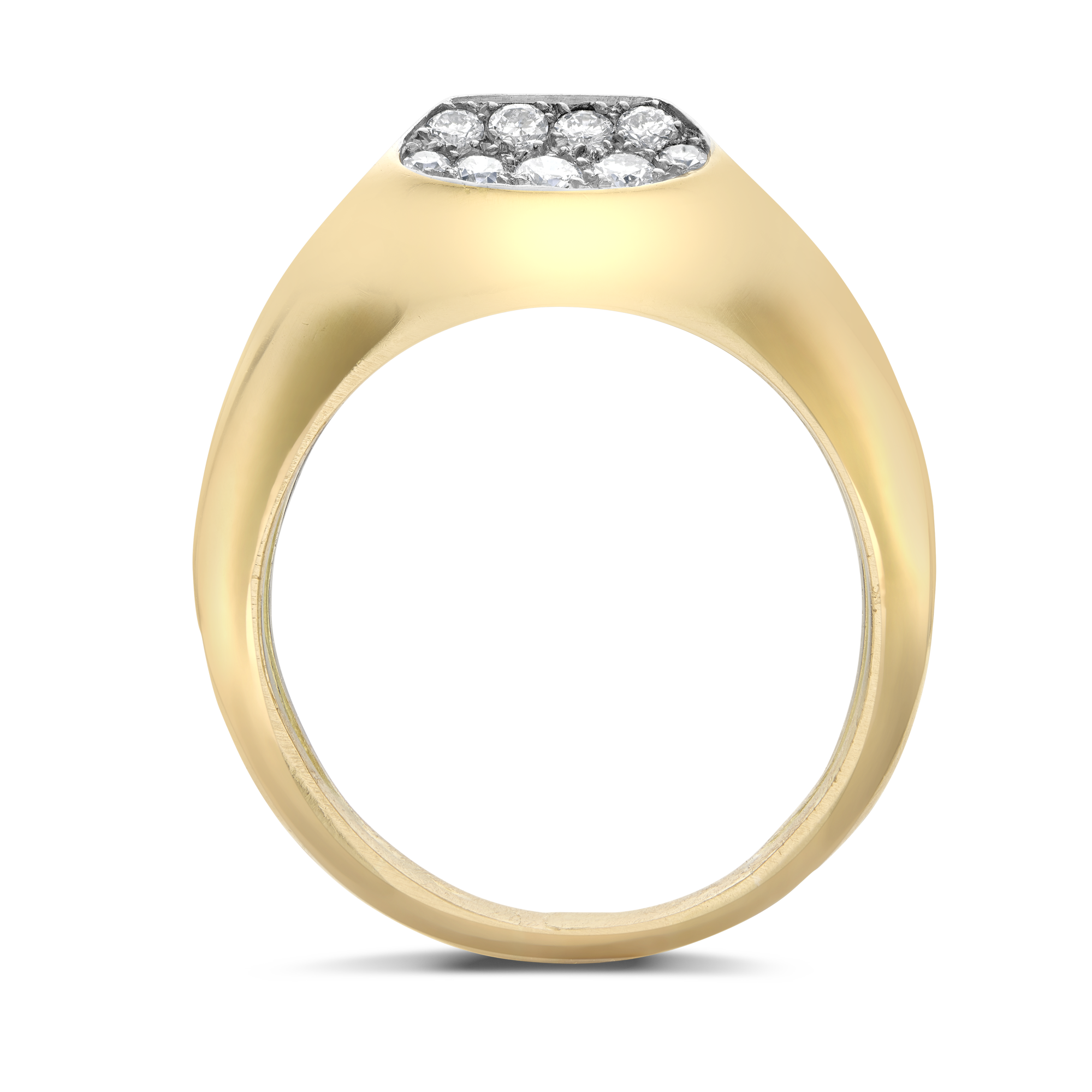 Diamond Set Cartier Ring Old Cut, Claw Set_3