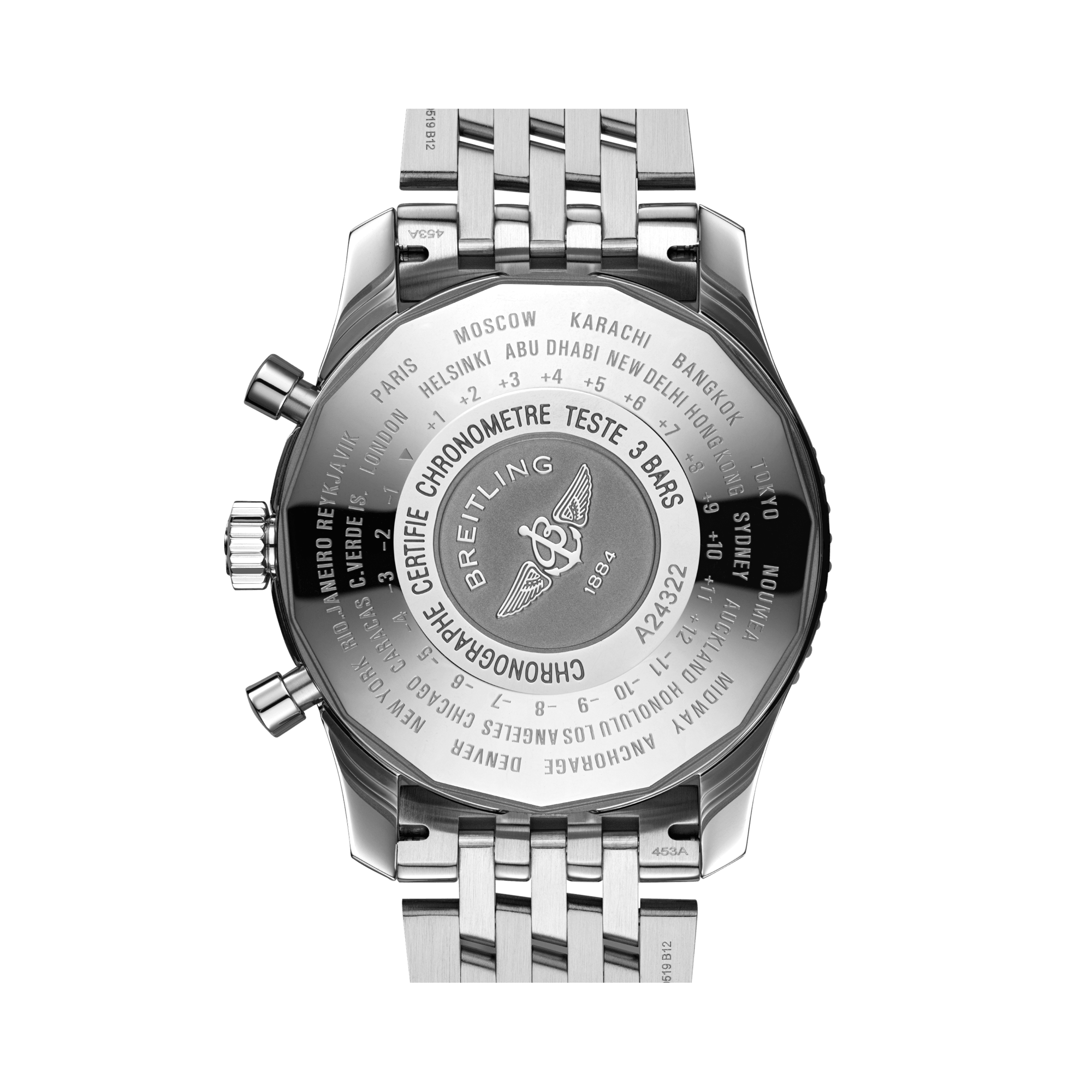 Breitling Navitimer Chronograph GMT 46mm, Black Dial, Baton Numerals_2