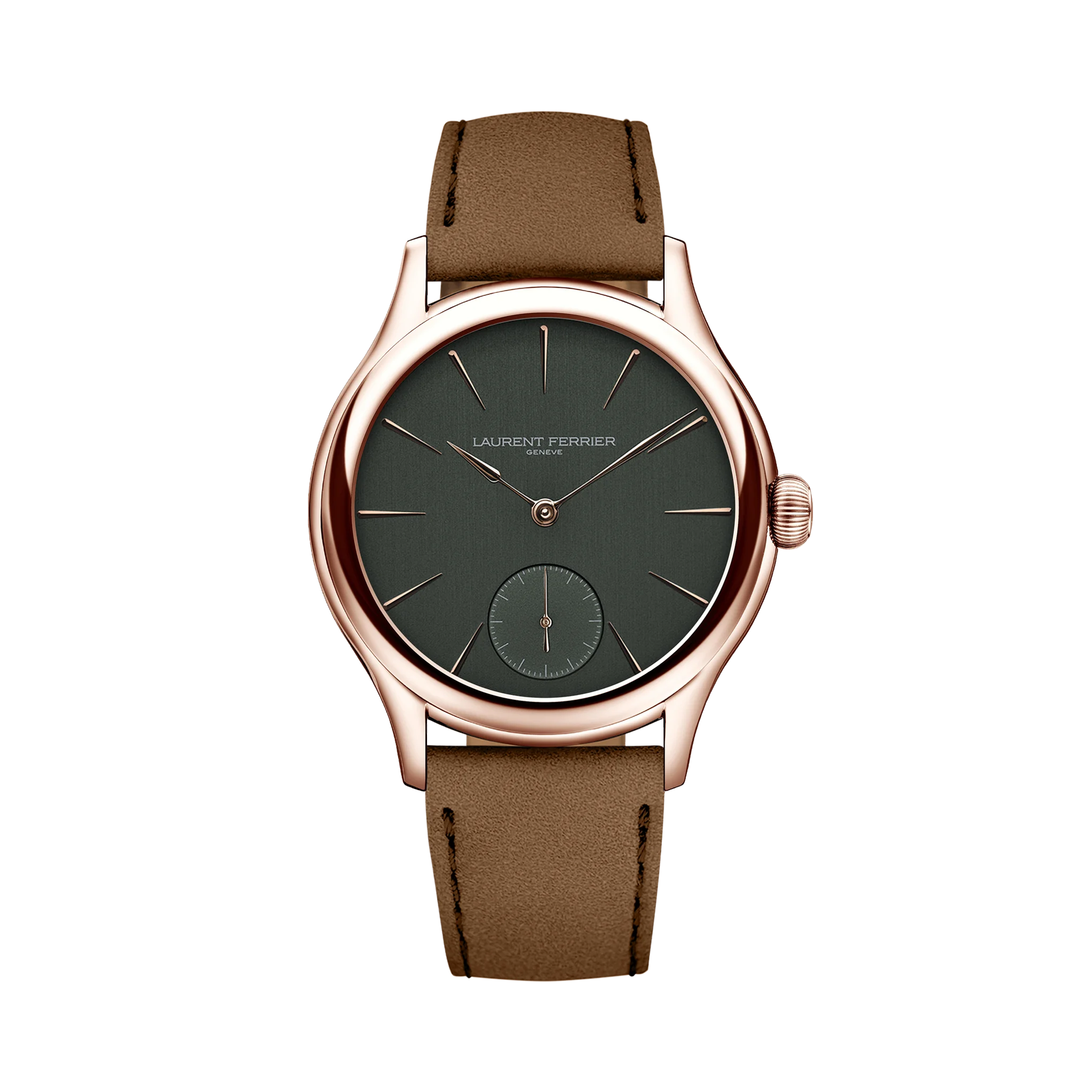 Laurent Ferrier Classic Micro-Rotor Evergreen 40mm, Evergreen Vertical Satin-brushed, Drop-shaped Indices_1