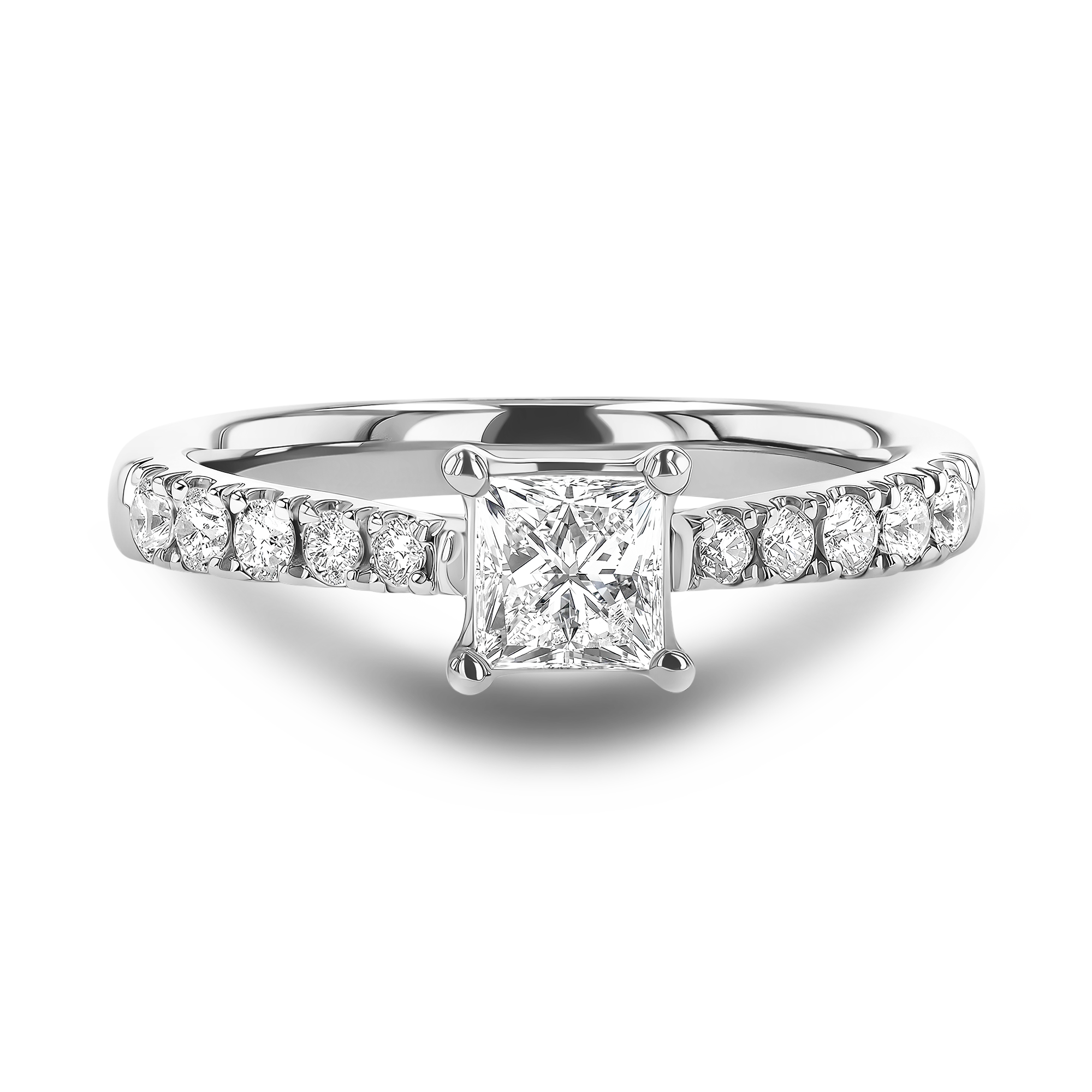 Celestial 0.50ct Diamond Ring Princess Cut, Claw Set_2