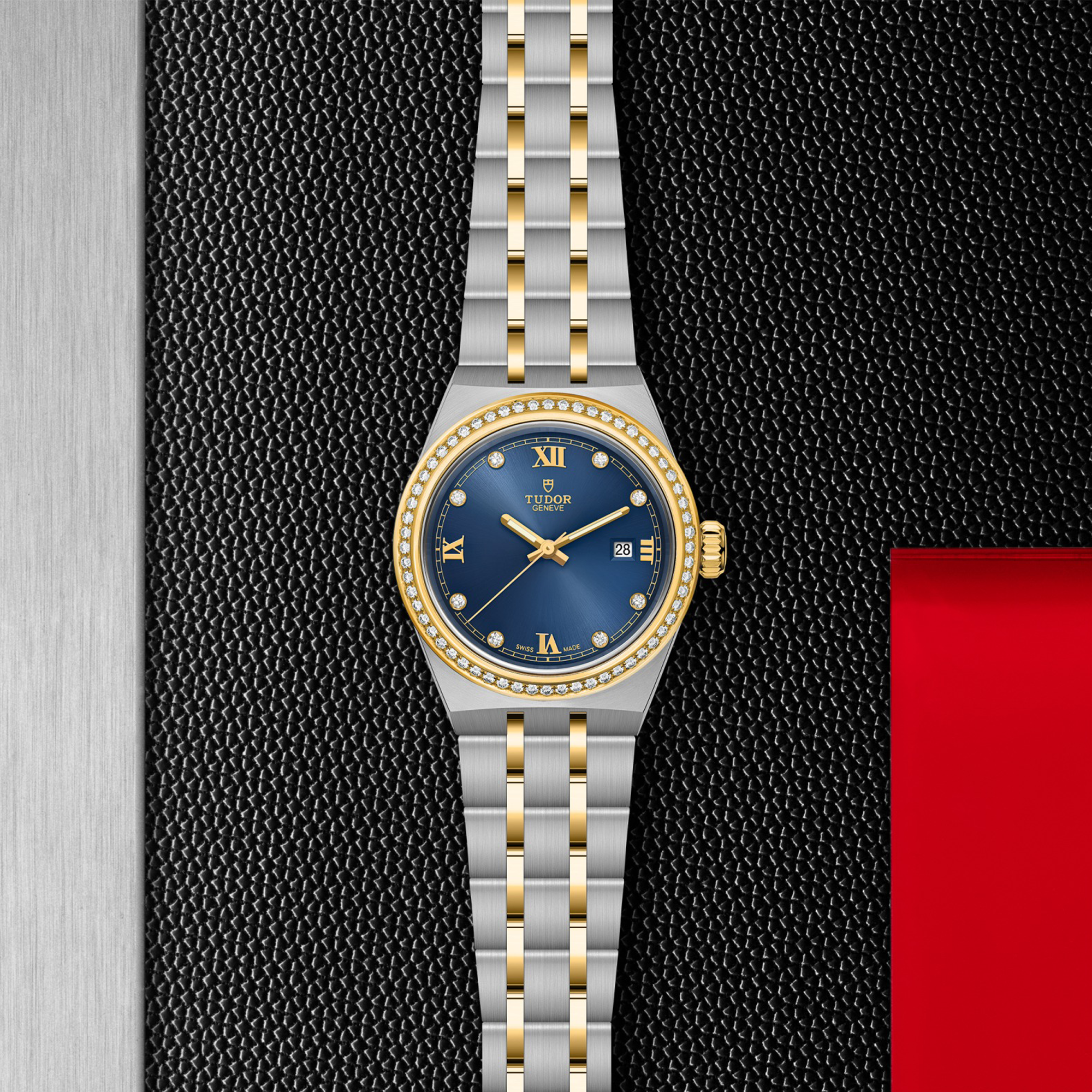 Tudor Royal 28mm. Diamond Set  Dial. Roman Numerals_3