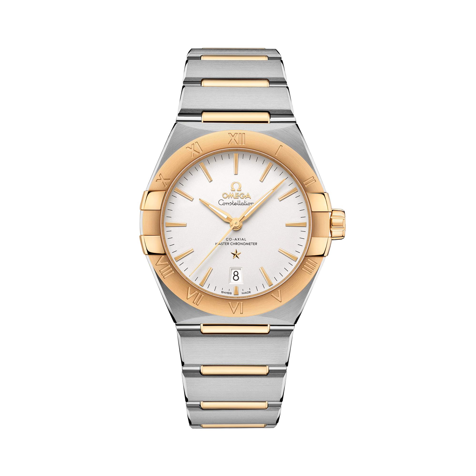 OMEGA Constellation 39mm, White Dial, Baton Numerals_1