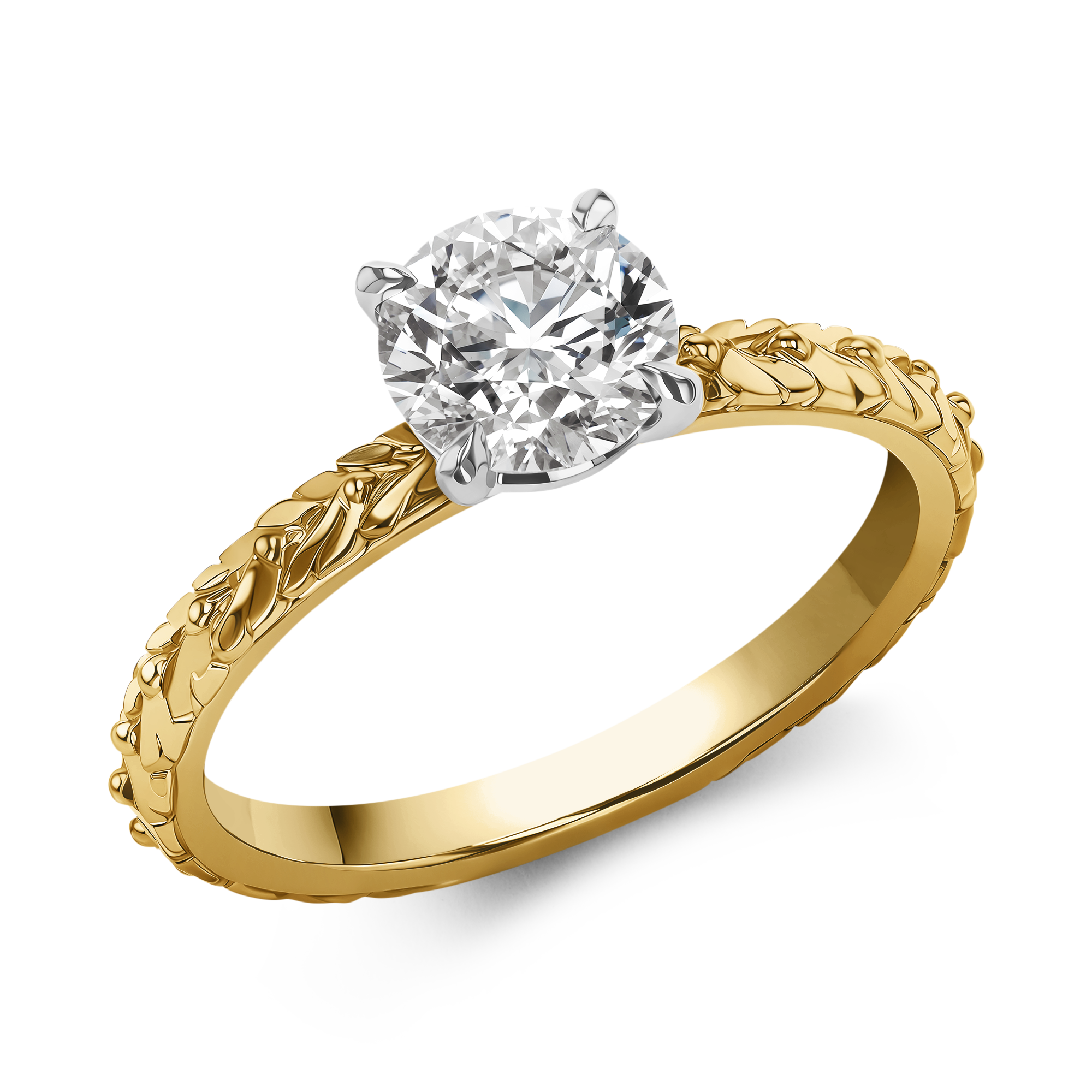 Apple Blossom 1.03ct Diamond Ring Brilliant cut, Claw set_1