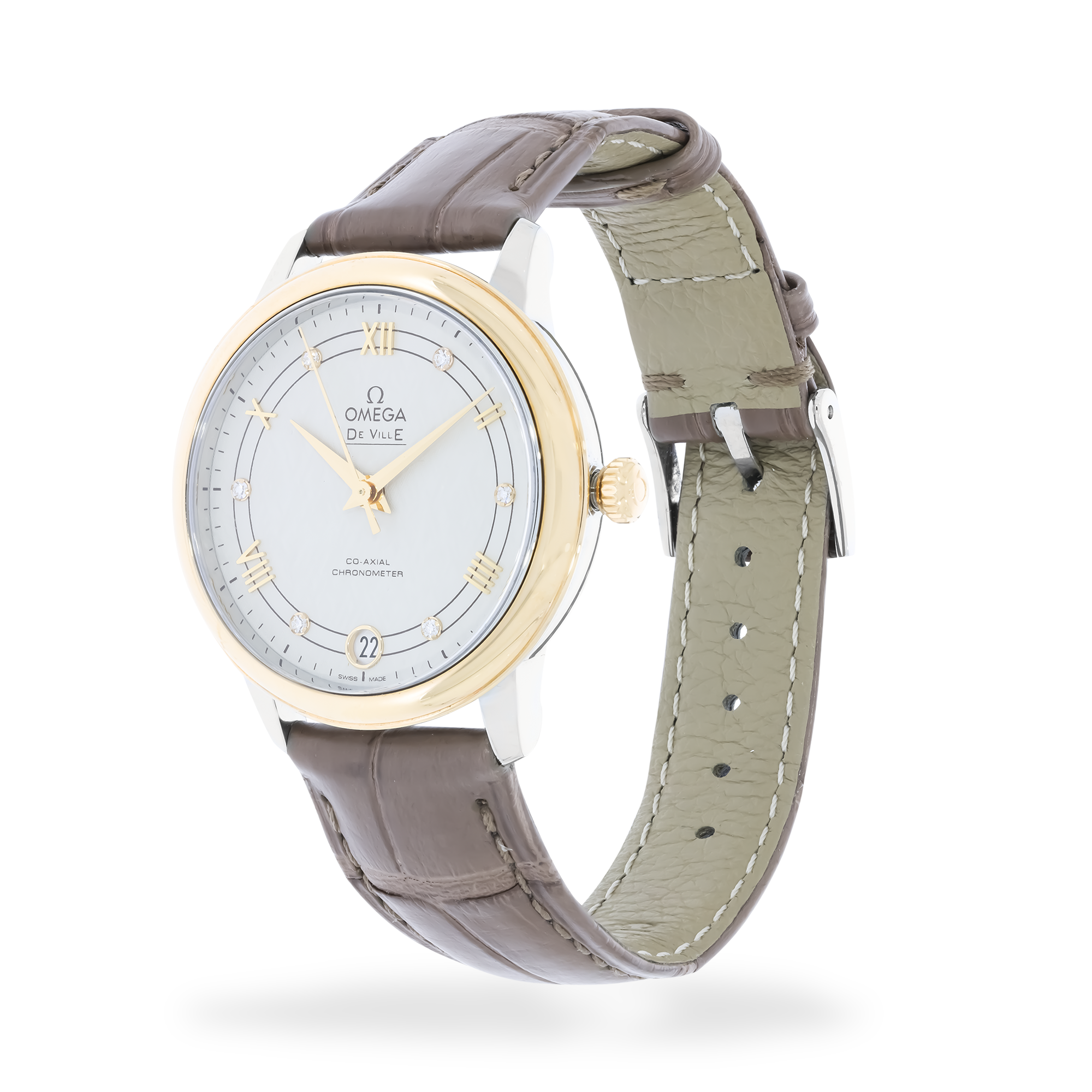 OMEGA De Ville Prestige 32.7mm, Silver Dial, Roman Numerals_2