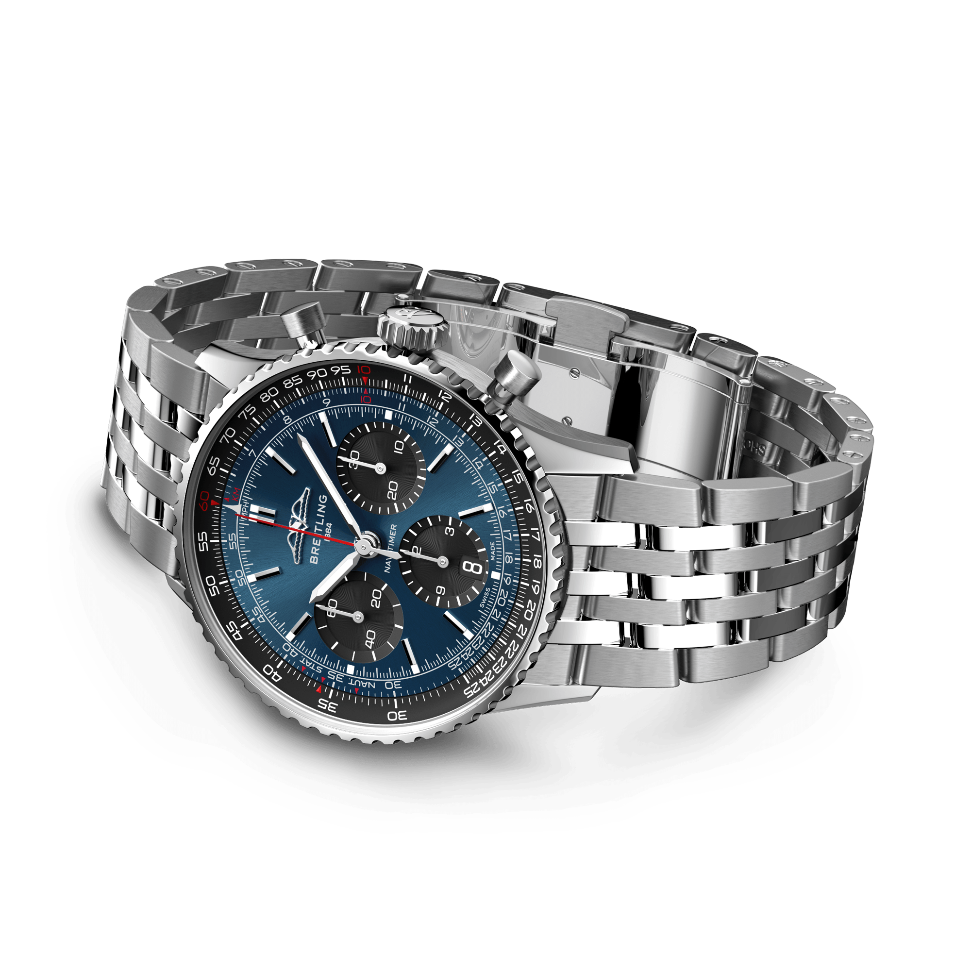 Breitling Navitimer B01 Chronograph 41 41mm, Blue Dial, Baton Numerals_4