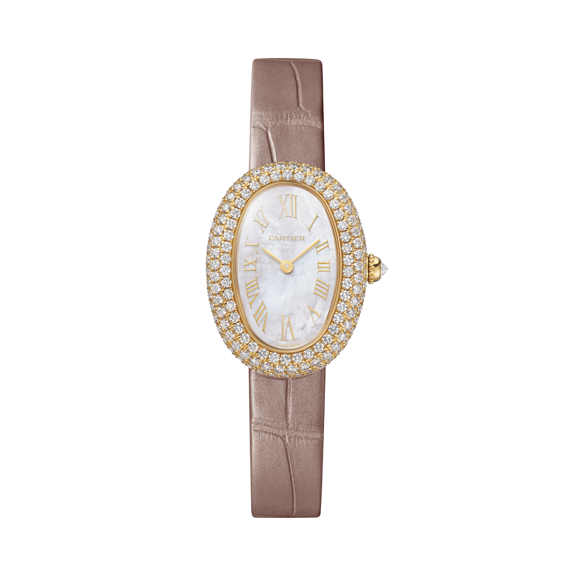 Cartier Baignoire de Cartier 23.1mm, Mother of Pearl Dial, Roman Numerals_1