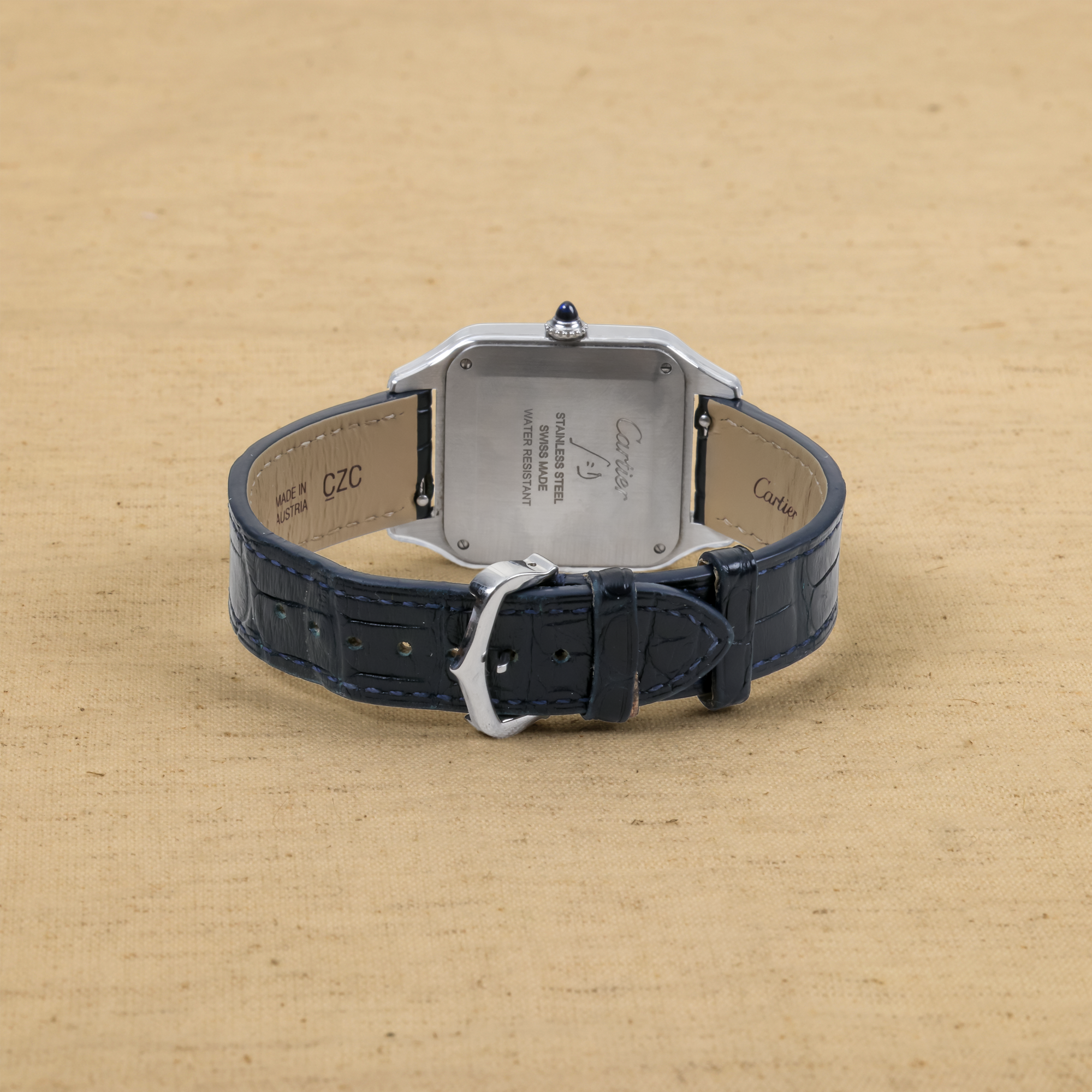 Cartier Santos-Dumont 31.4mm, Silver Dial, Roman Numerals_6
