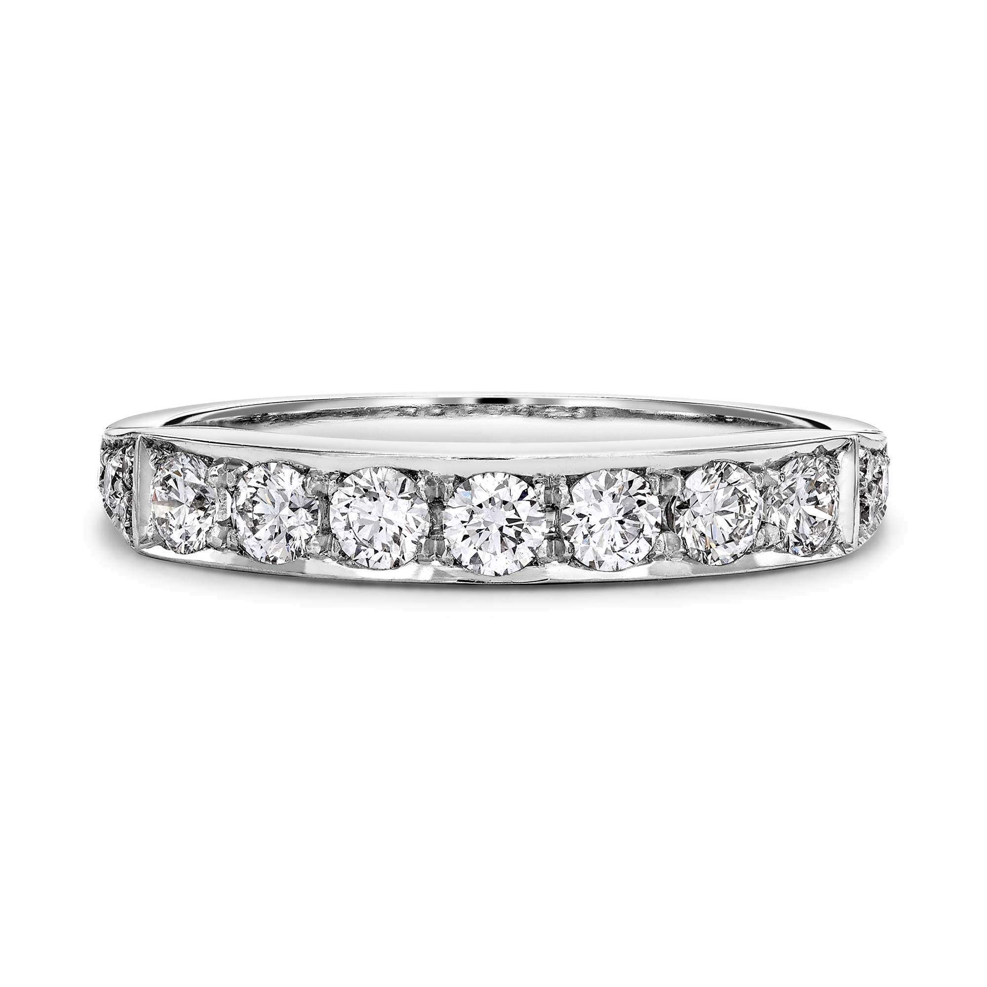 Antrobus 0.52ct Diamond Half Eternity Ring Brilliant Cut, Grain Set_2