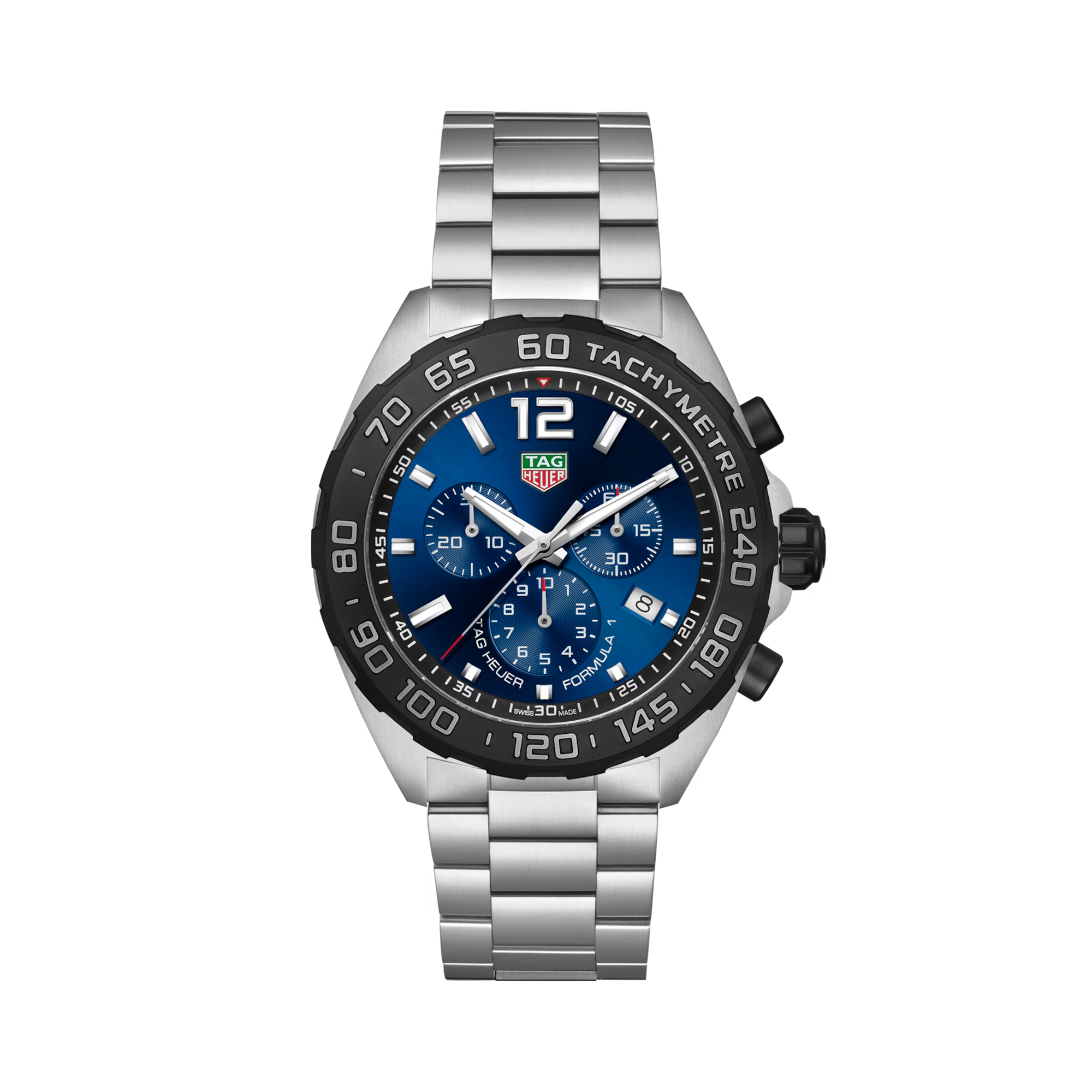 Tag Heuer Formula 1 Chronograph 43mm, Blue Dial, Arabic and Baton Numerals_1