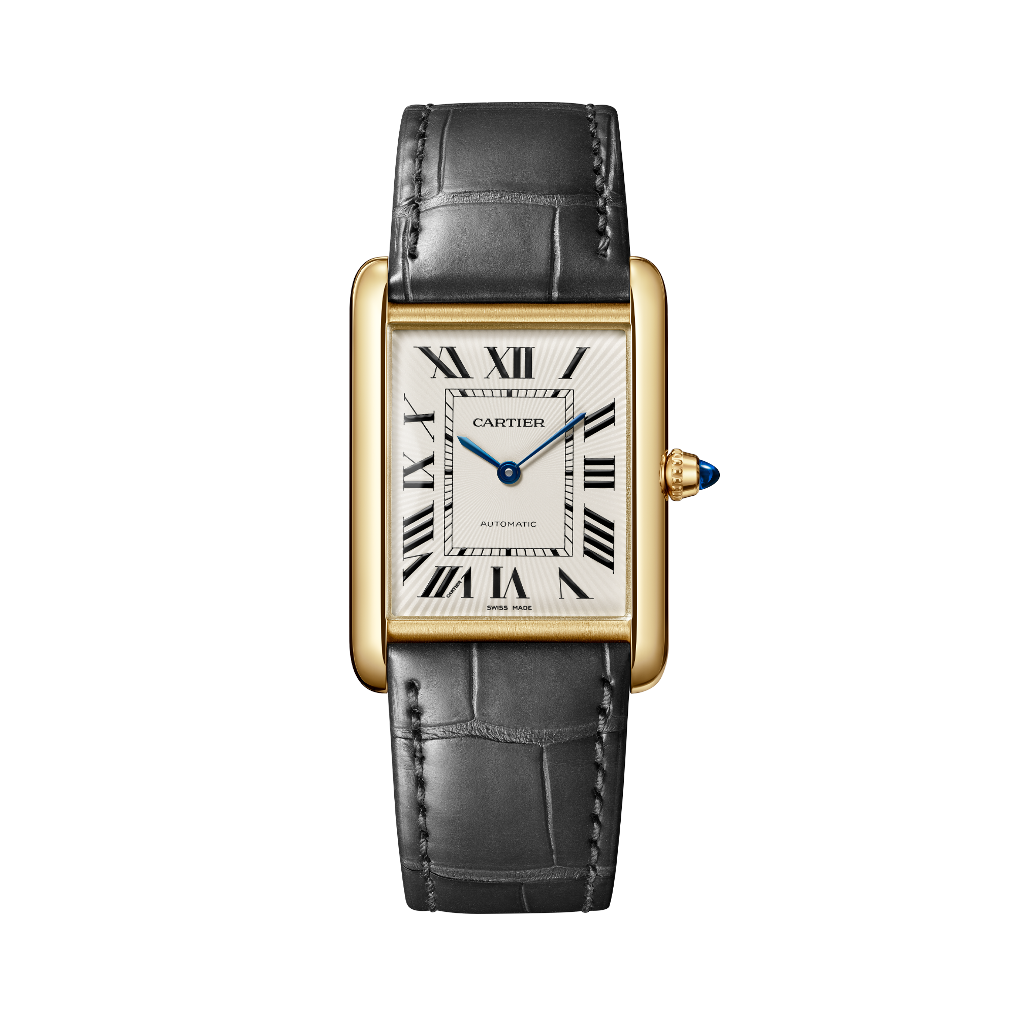 Cartier Tank Louis Cartier Large, Silver Dial, Roman Numerals_1