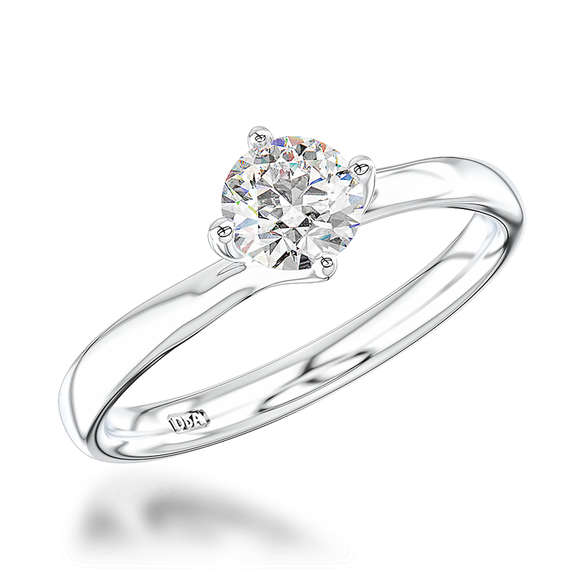 Union 0.50ct Diamond Solitaire Ring Brilliant cut, Claw set_1