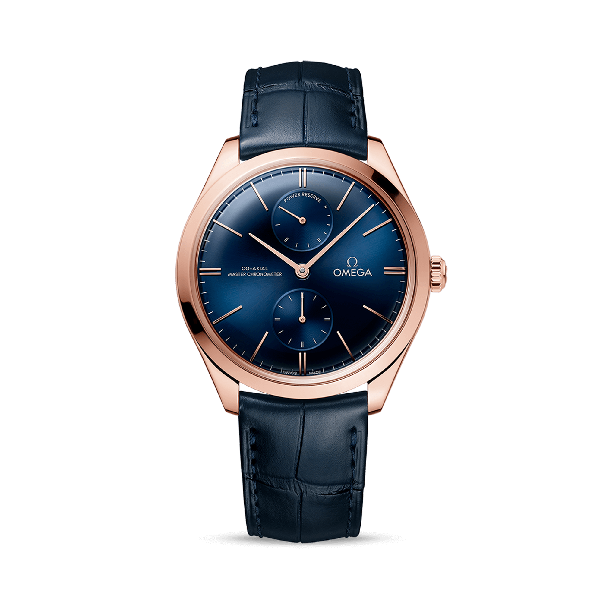 OMEGA De Ville Trésor Power Reserve 40mm, Blue Dial, Baton Numerals_1