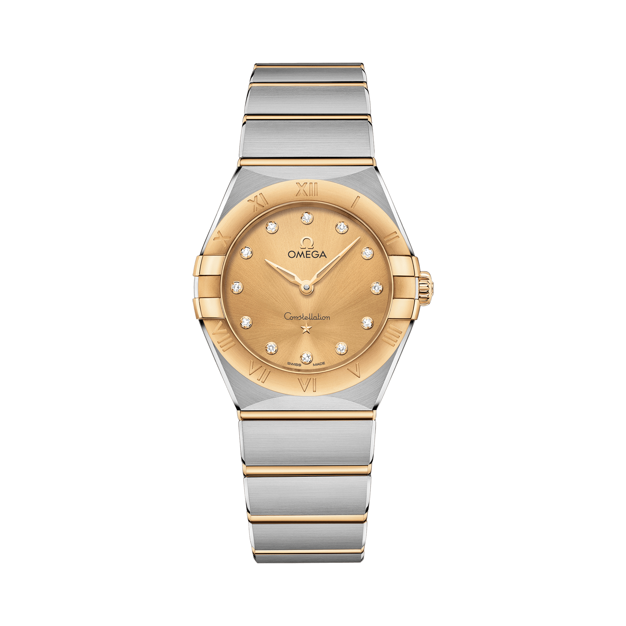 OMEGA Constellation 28mm, Champagne Dial, Diamond Numerals_1
