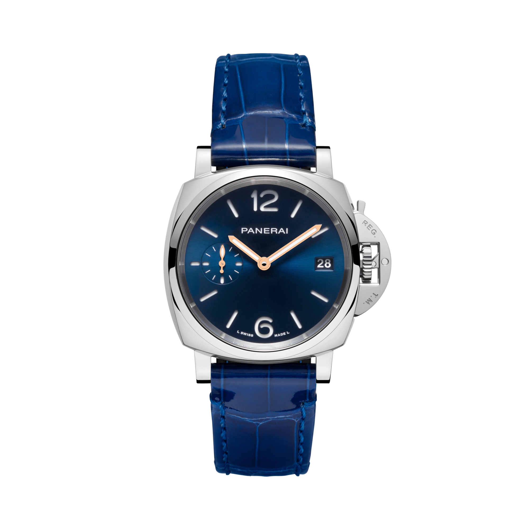 Panerai Luminor Due - 38mm 38mm, Blue Dial, Arabic/Baton Numerals_1