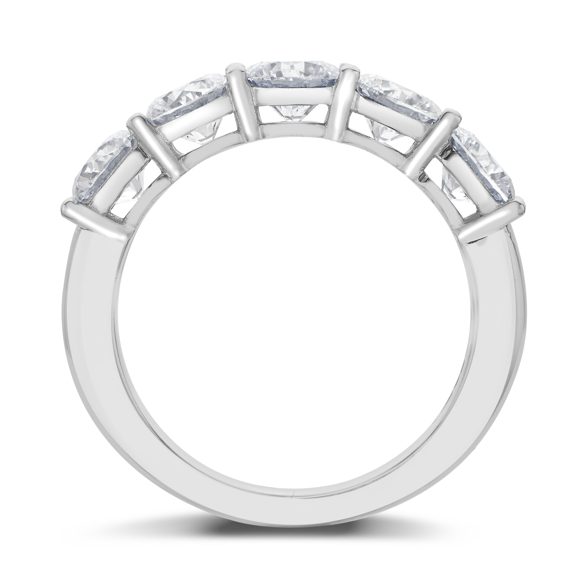 Five Stone Diamond Ring Brilliant cut, Claw set_3