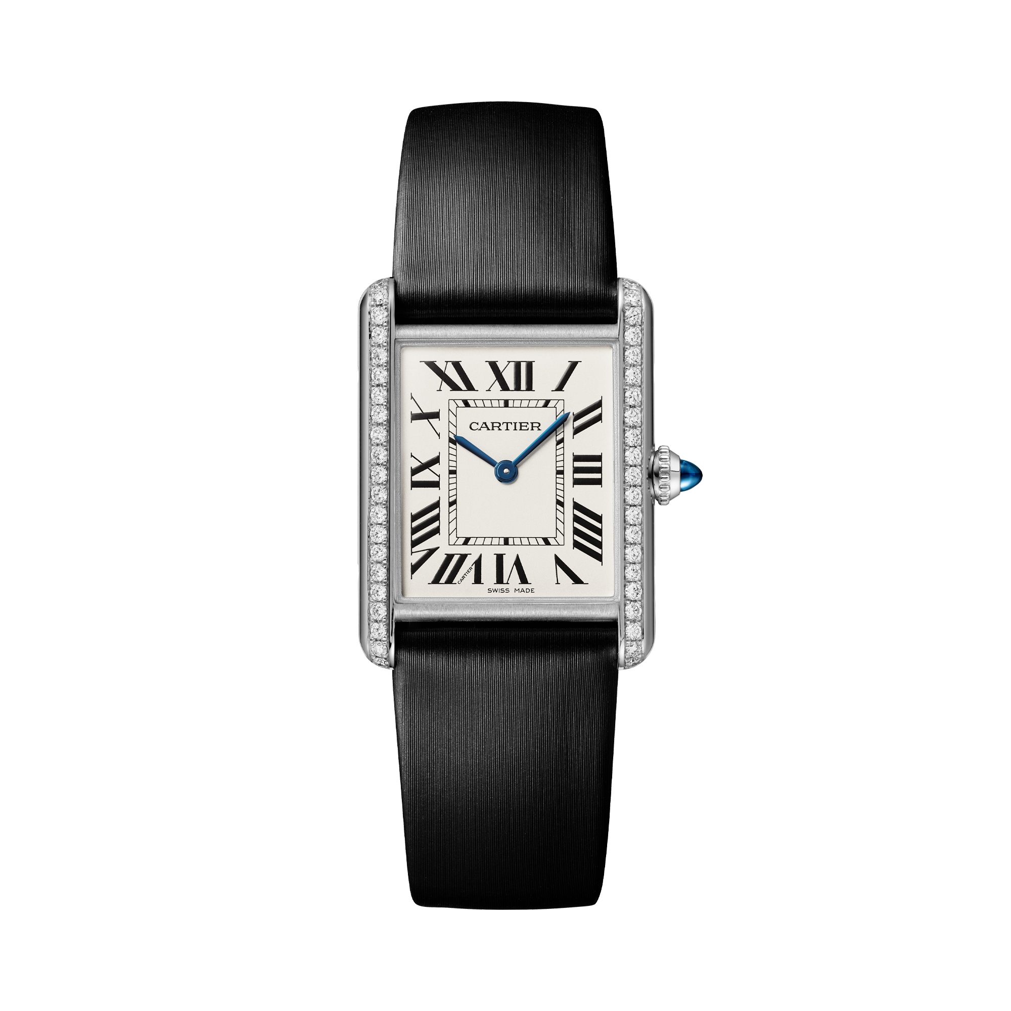 Cartier Tank 25.5mm, Silver Dial, Roman Markers_1