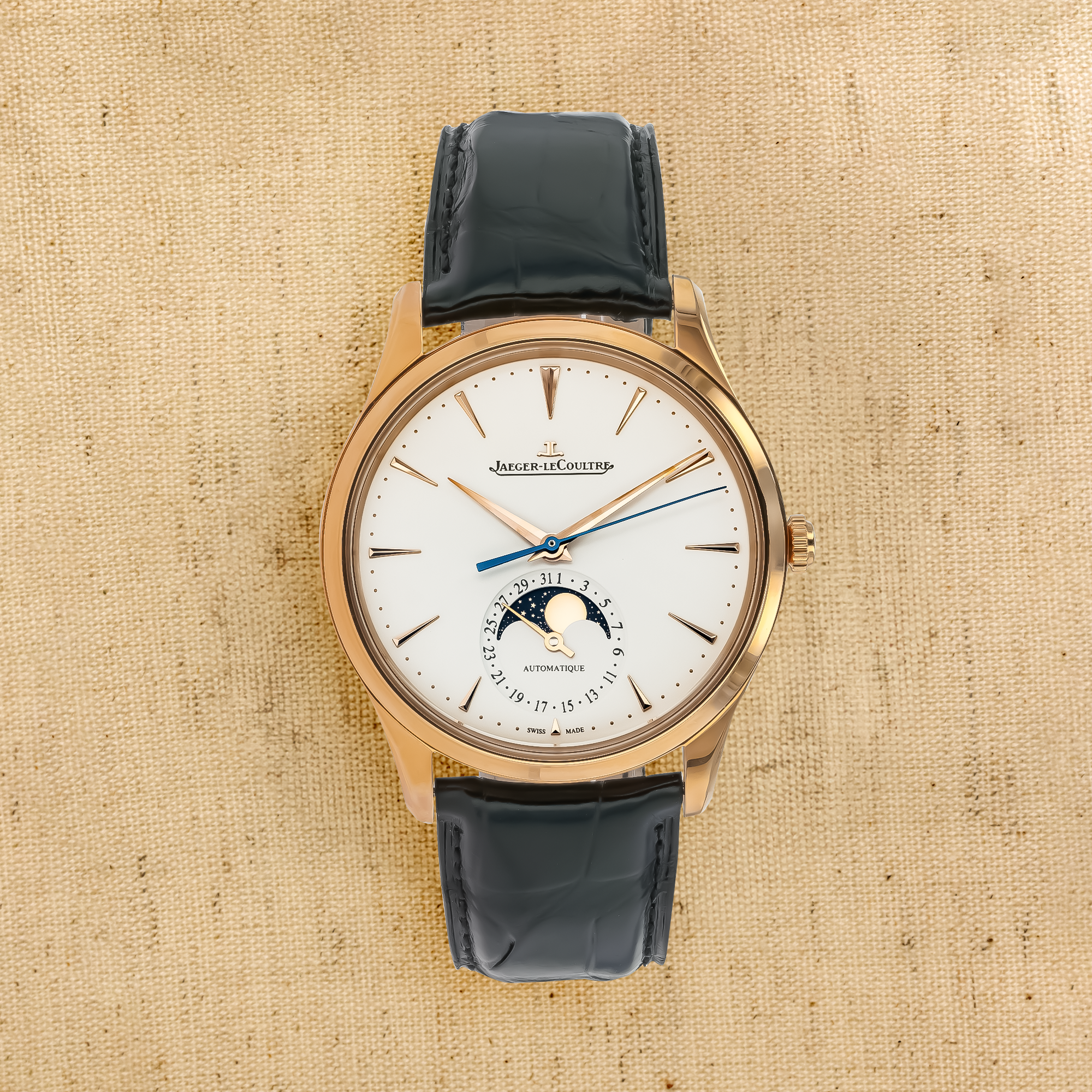 Jaeger-LeCoultre Master Ultra Thin 39mm, Beige Dial, Baton Numerals_1