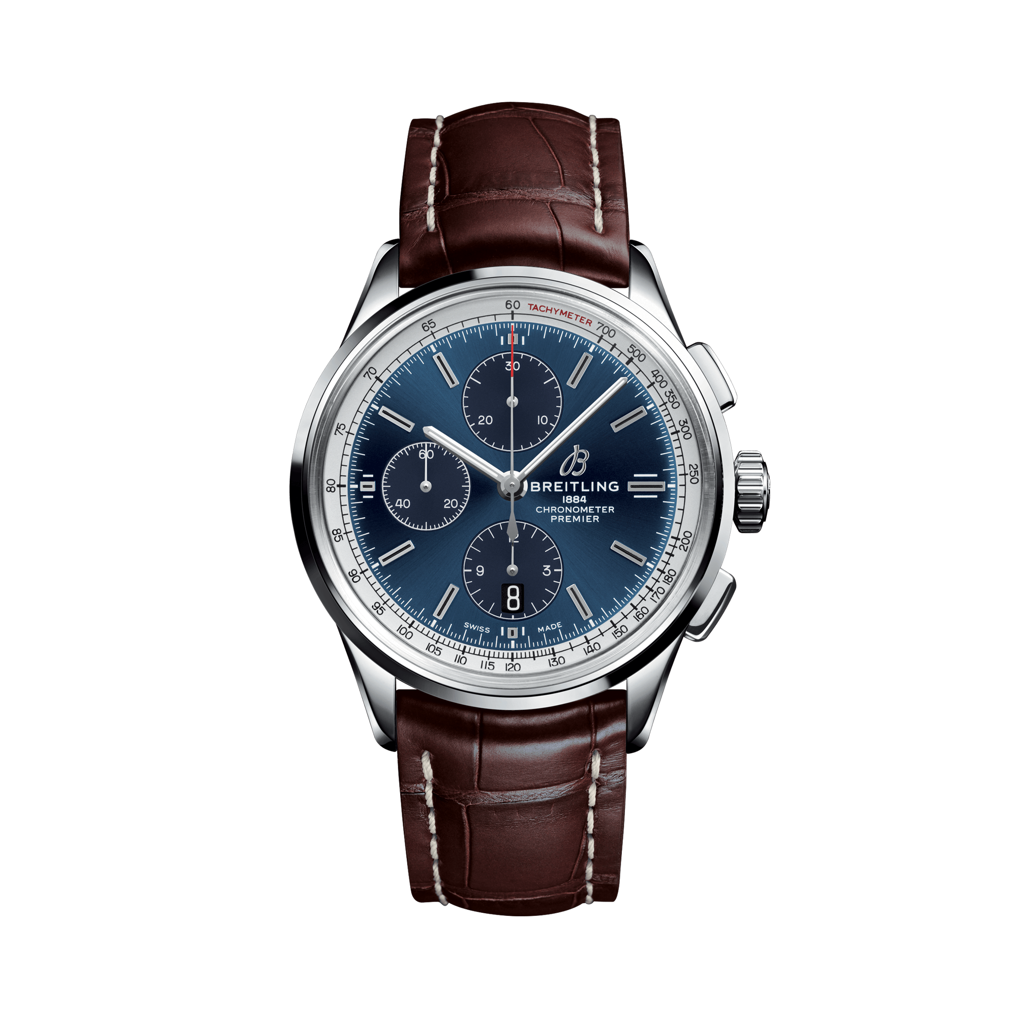 Breitling Premier Chronograph 42 42mm, Blue Dial, Baton Numerals_1