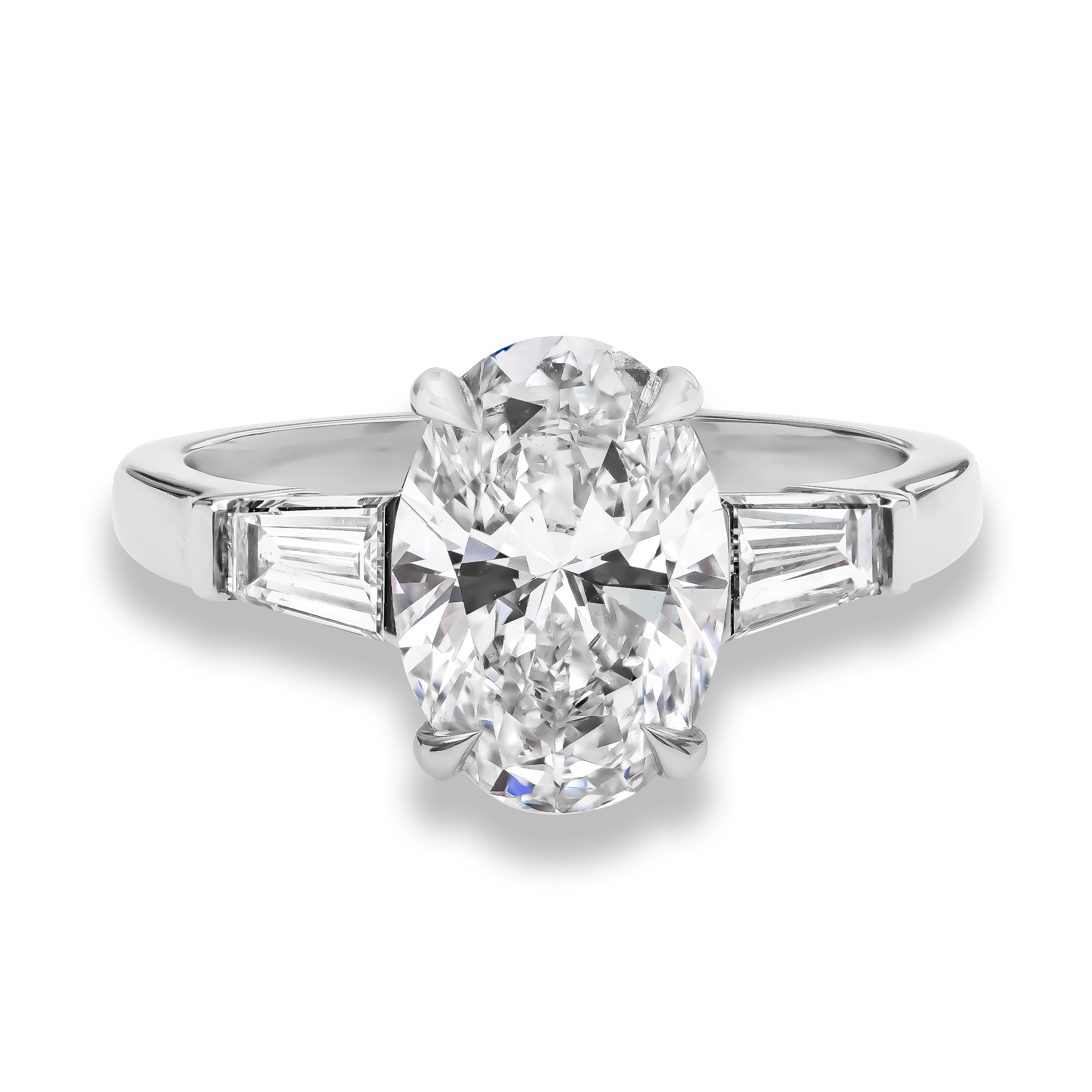 Regency Oval Cut 2.32ct Diamond Ring Oval Cut, Claw Set_2