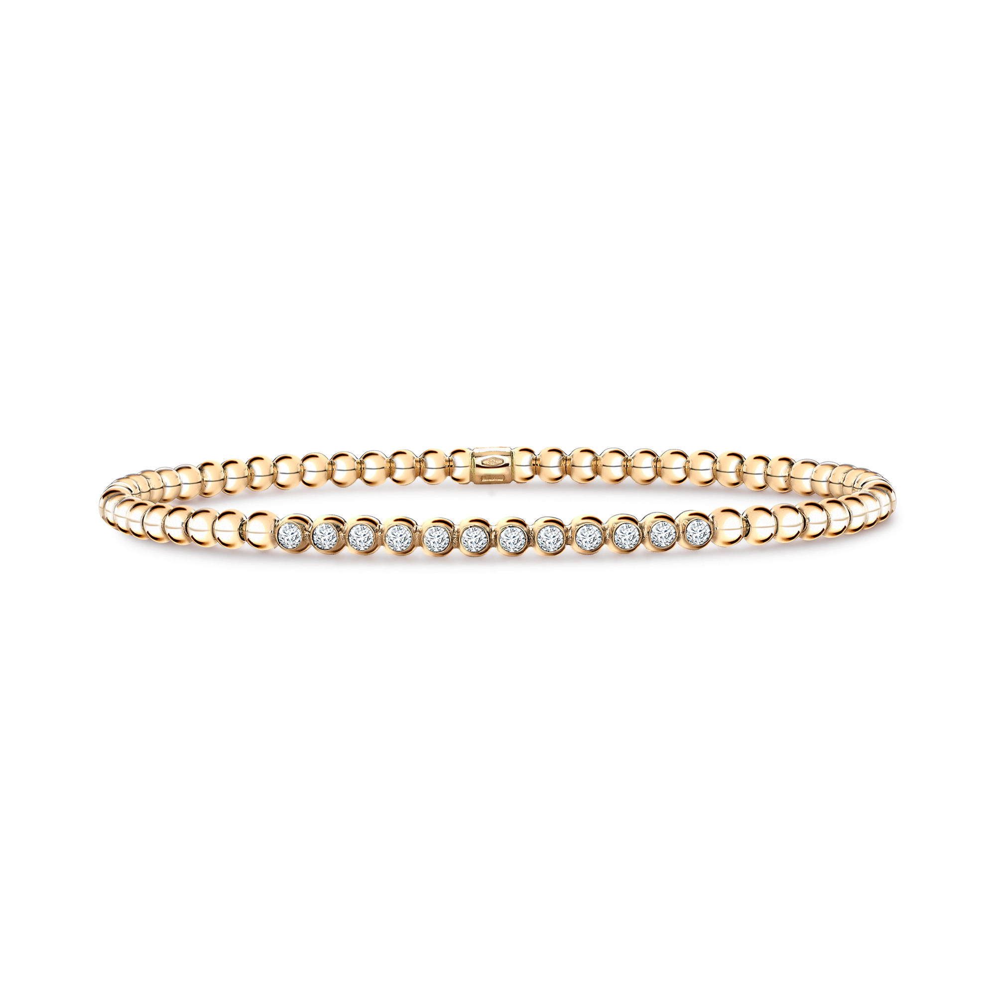 Bohemia Diamond Bracelet Brilliant Cut, Rubover Set_1