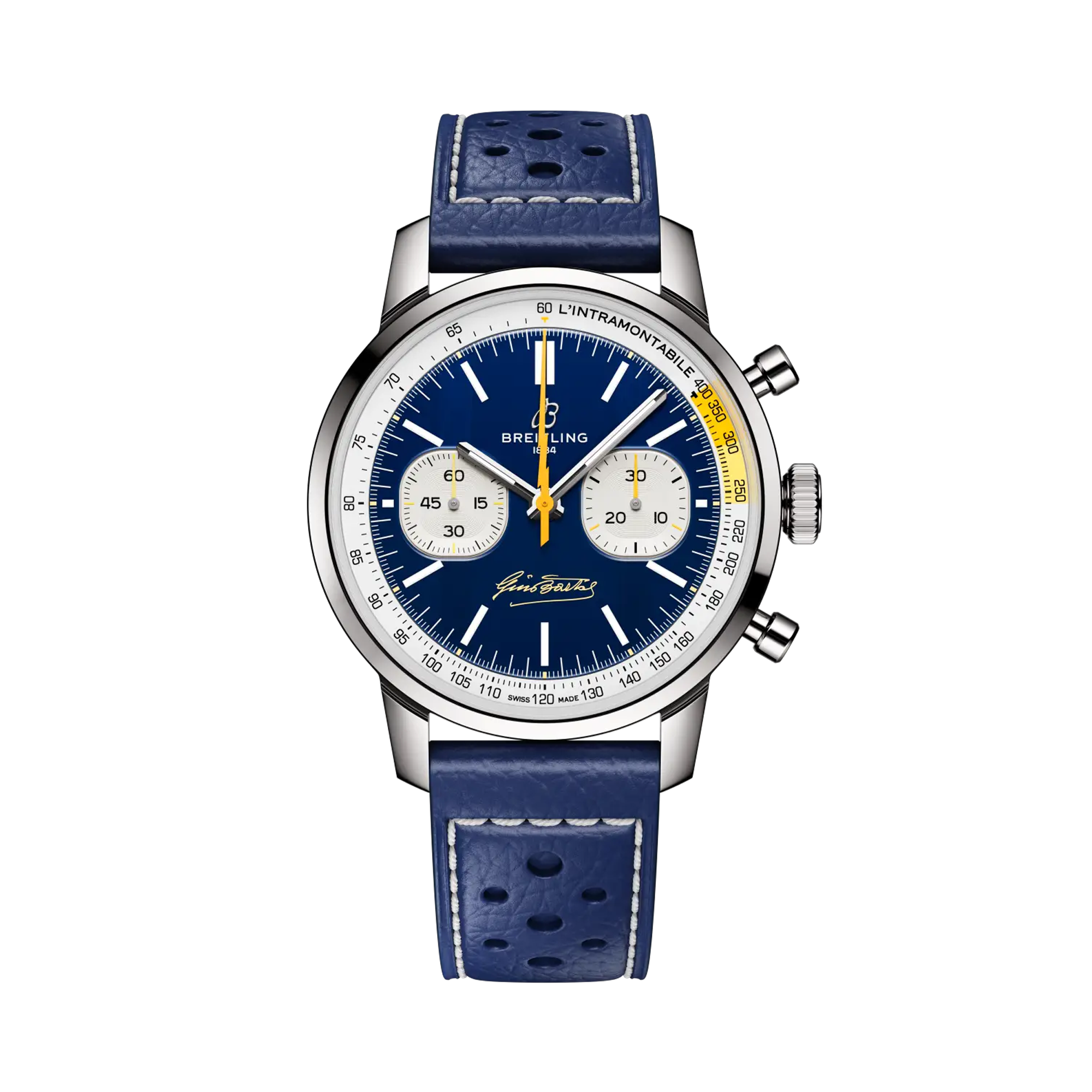 Breitling Top Time B01 41 Bartali 41mm, Blue Dial, Baton Numerals_1