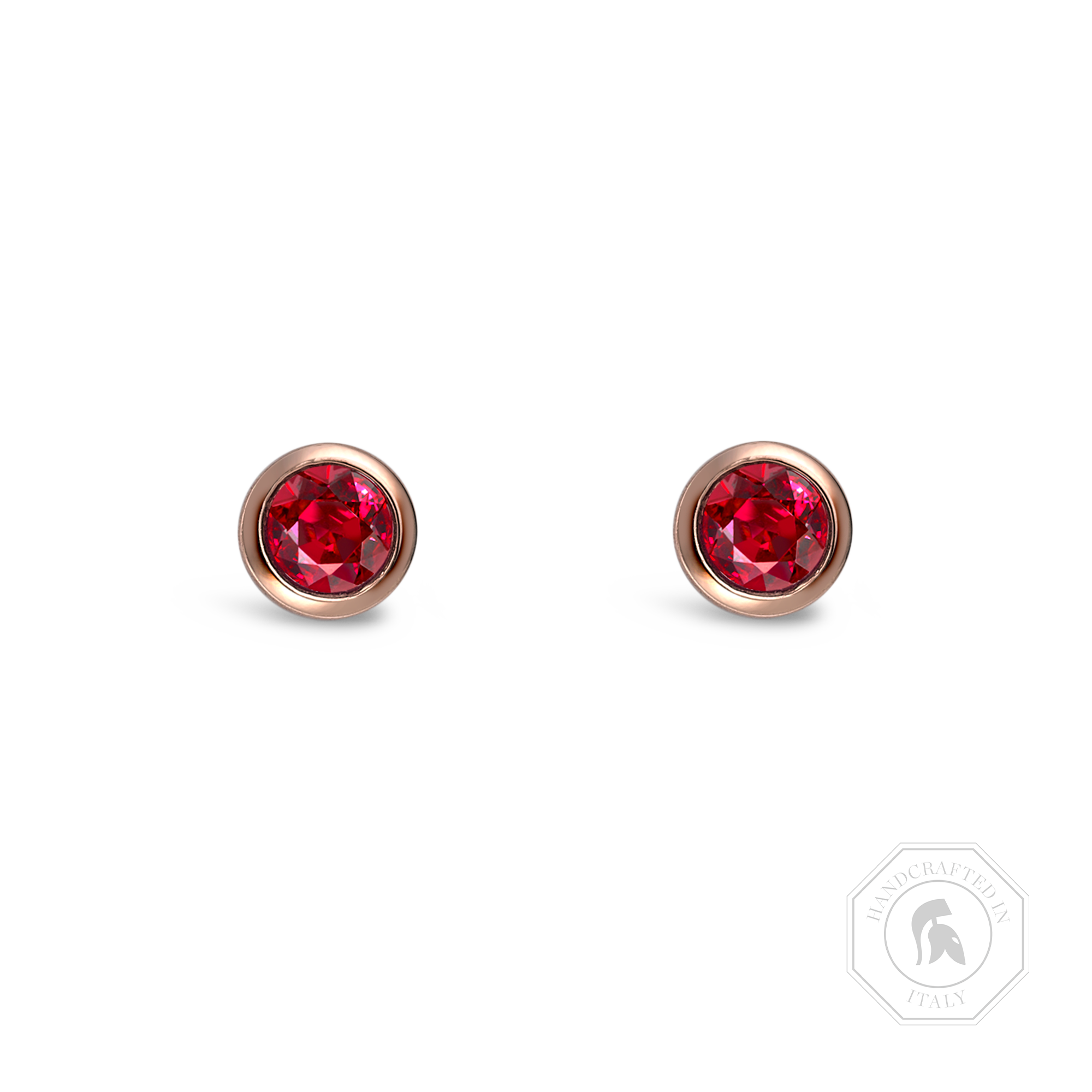 Sundance Rubover Ruby Earrings Brilliant Cut, Rubover Set_1