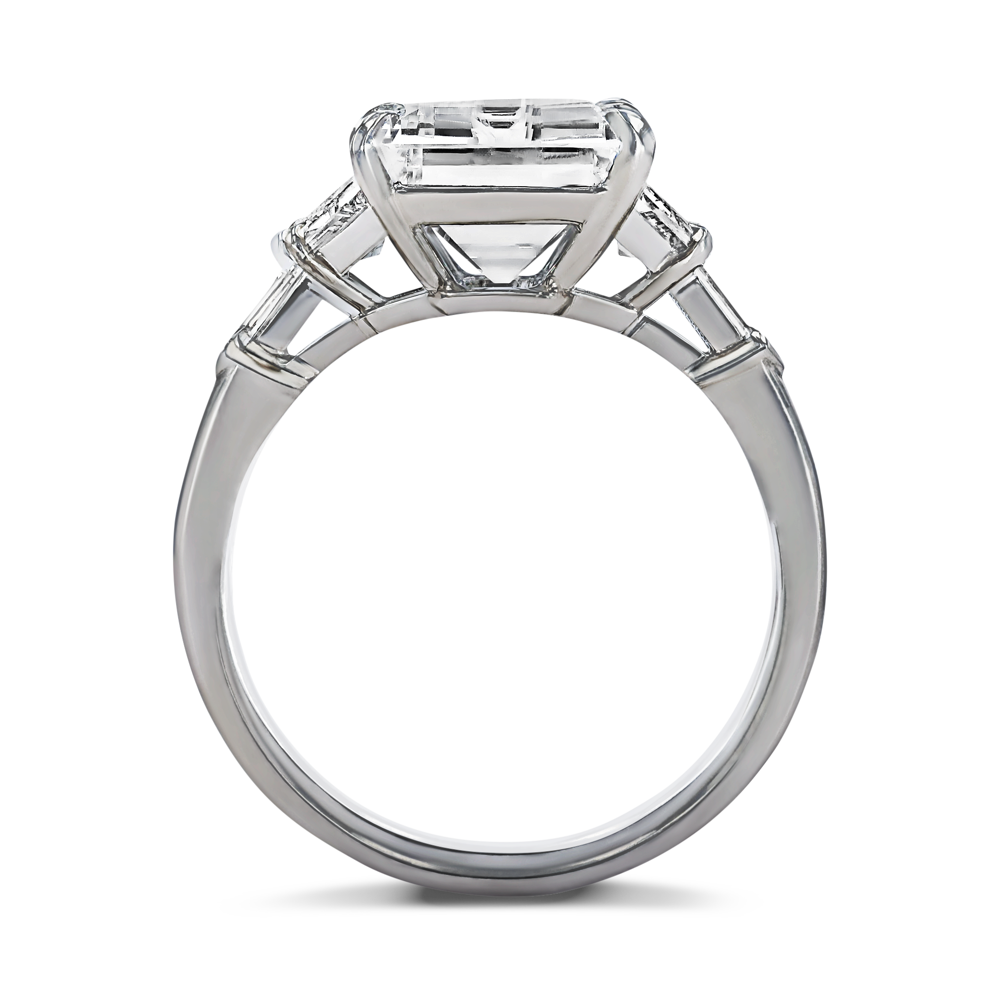 Masterpiece Colourless Emerald Cut Diamond Ring 5.02ct in Platinum