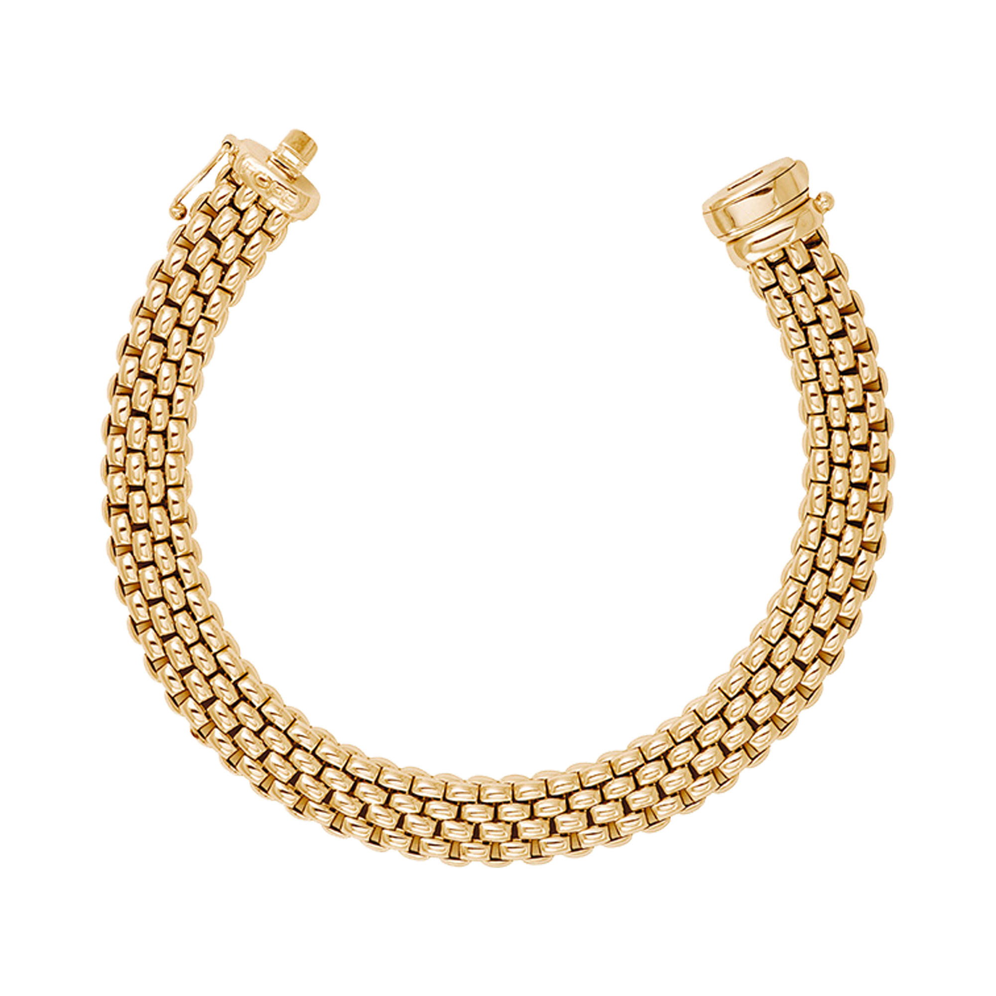 Fope Wide Link Bracelet _1