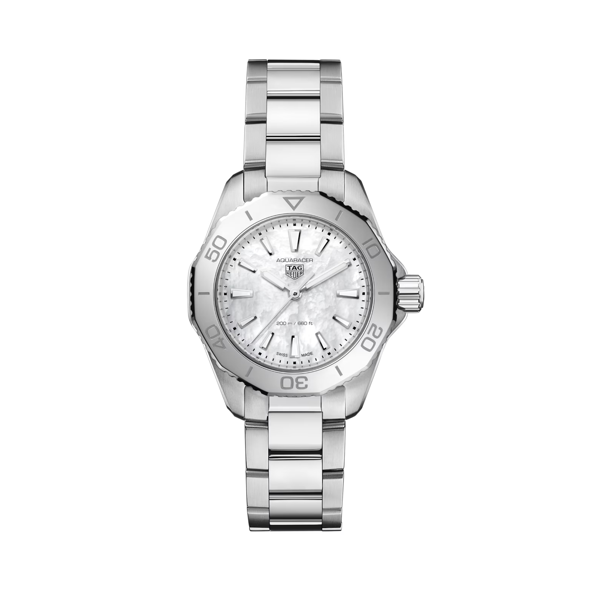 Tag Heuer Aquaracer Professional 200 30mm, Mother of Pearl Dial, Baton Numerals_1