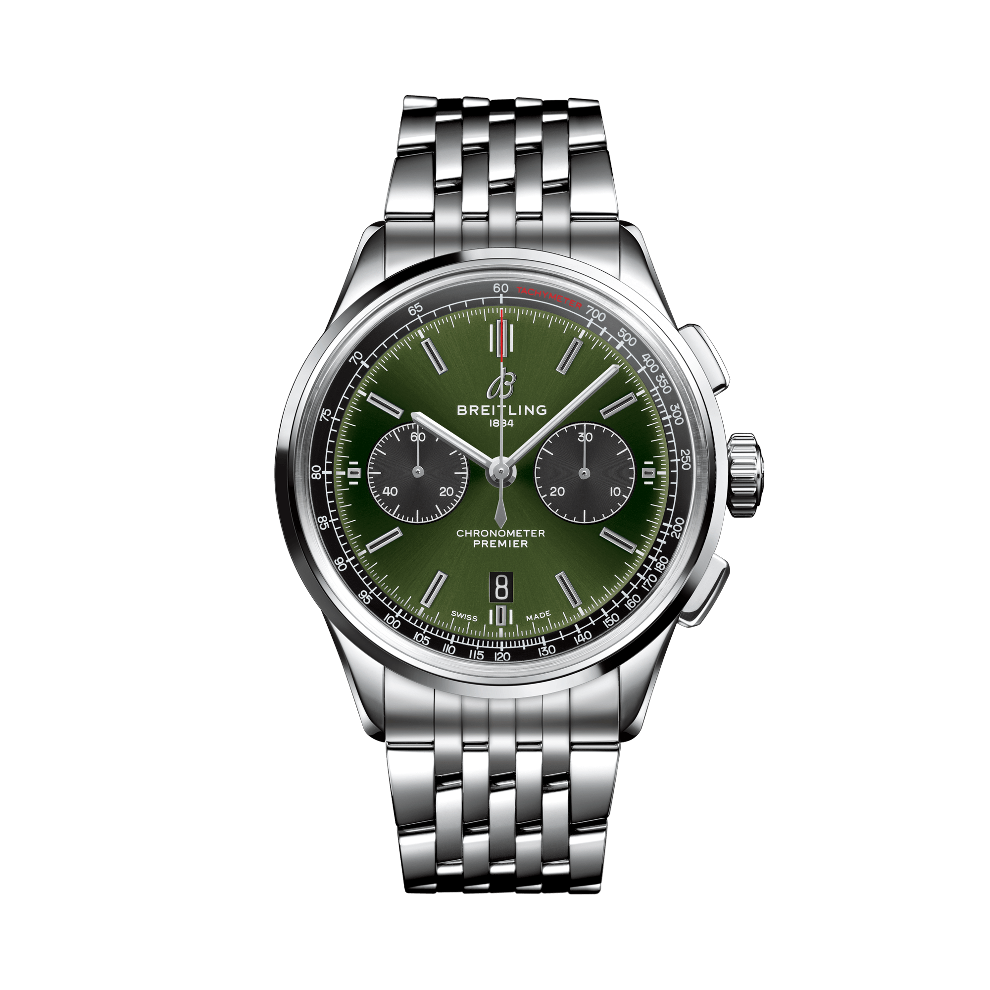 Breitling Premier Bentley 42mm, Green Dial, Baton Numerals_1