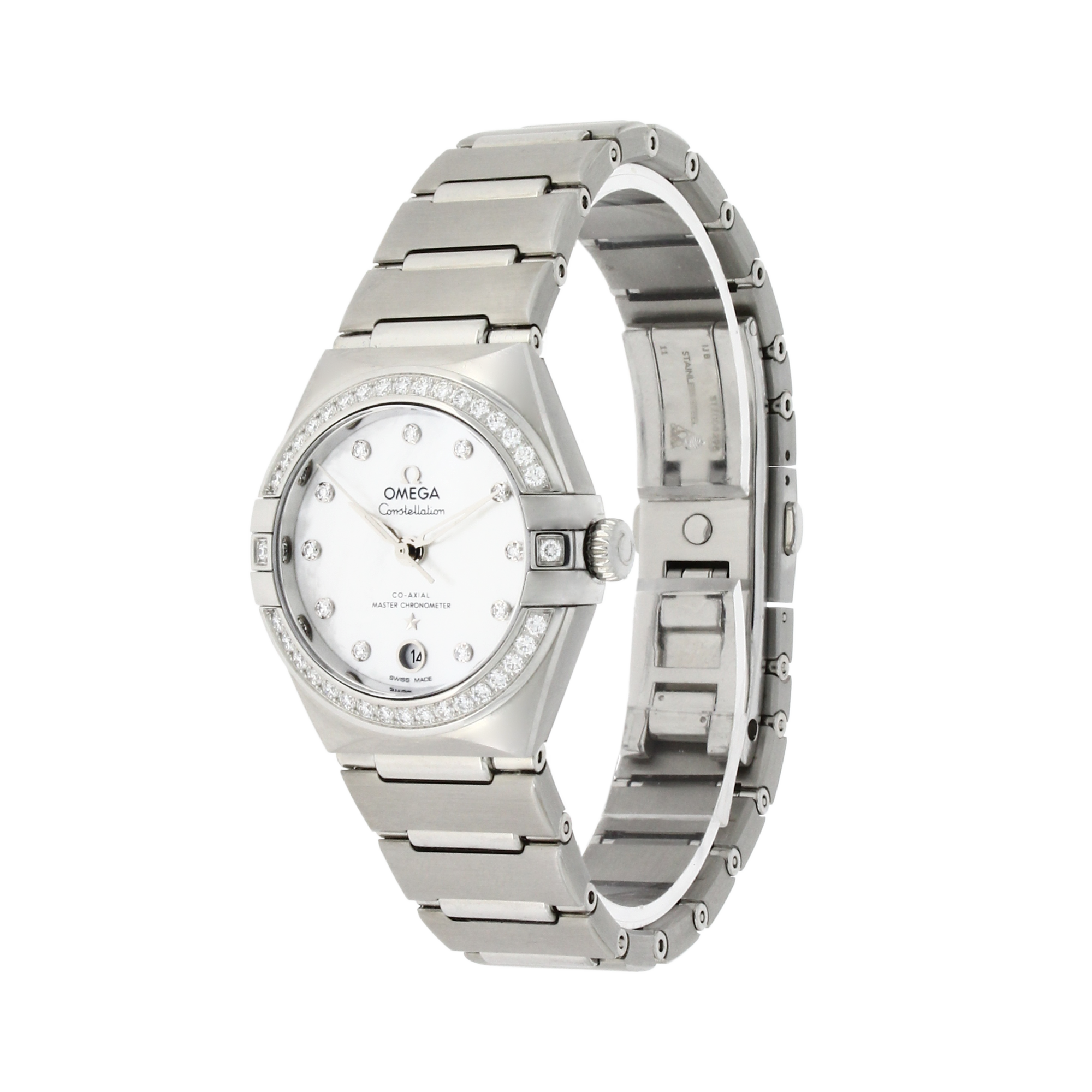 Pre-Owned OMEGA Constellation O13115292055001 Watch - 29mm, Mother  