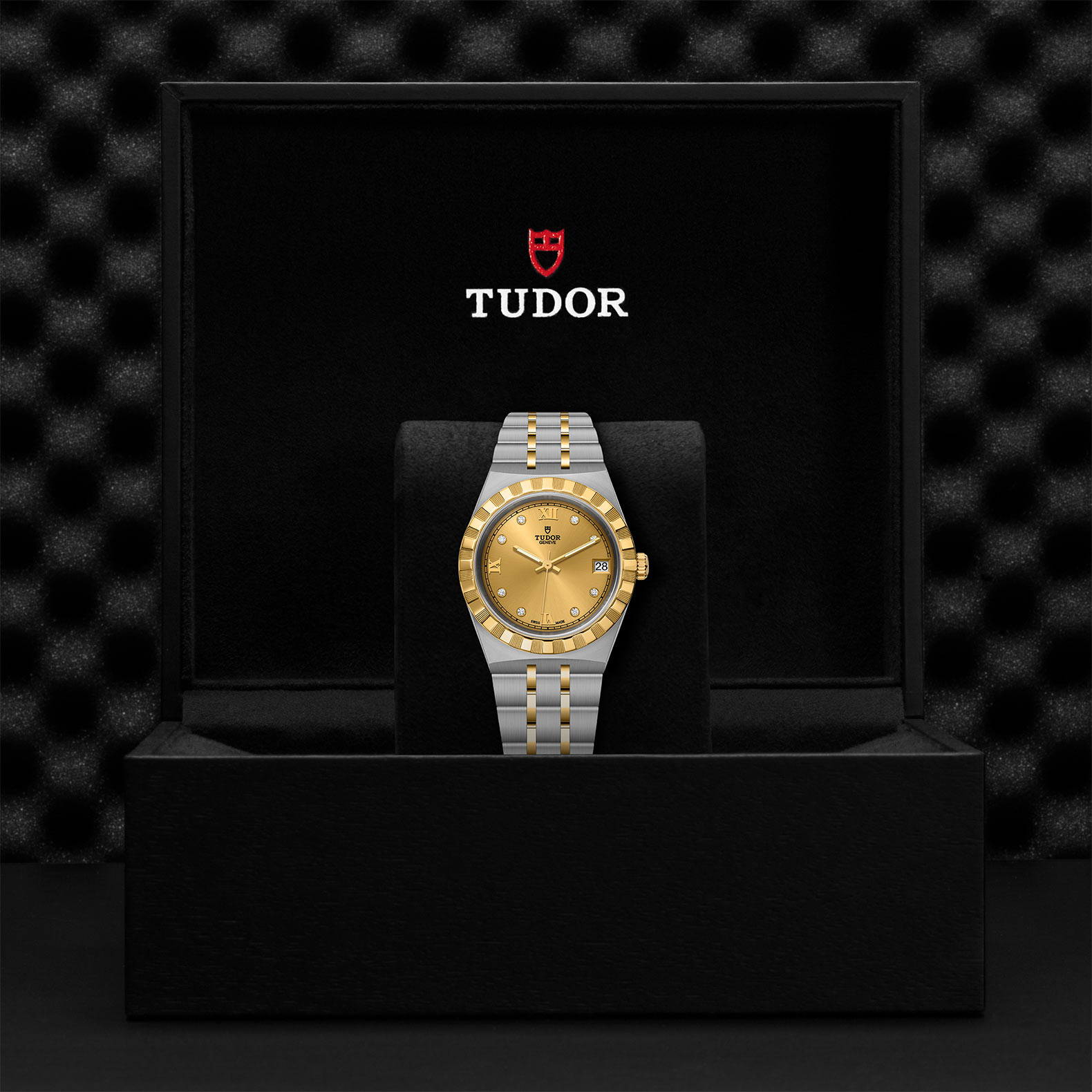 Tudor Royal 34mm. Champagne Dial. Diamond Numerals_3